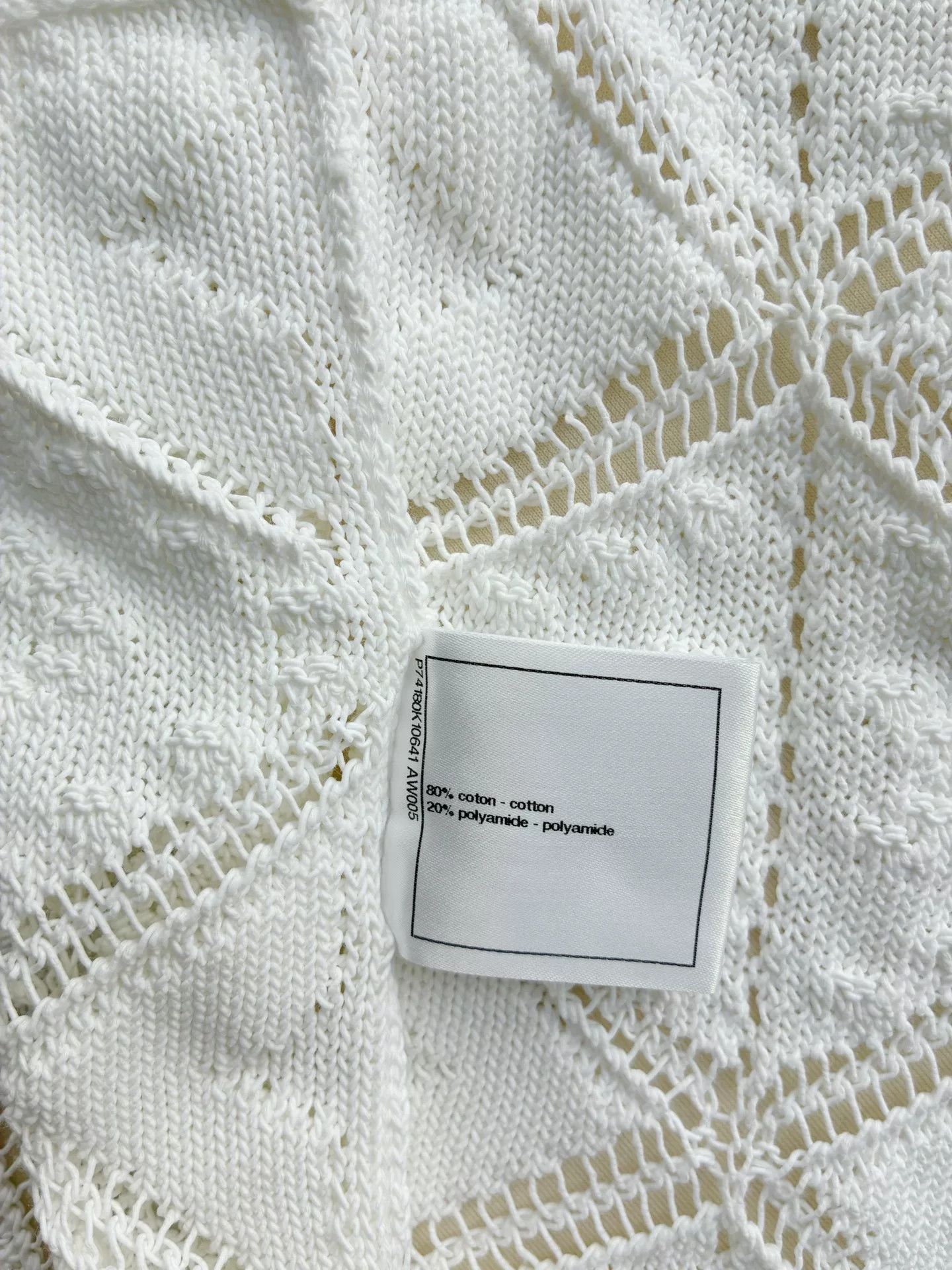 Chanel Chanel 23C White Crochet Camisole Size XS / US 0-2 / IT 36-38 - 7 Thumbnail