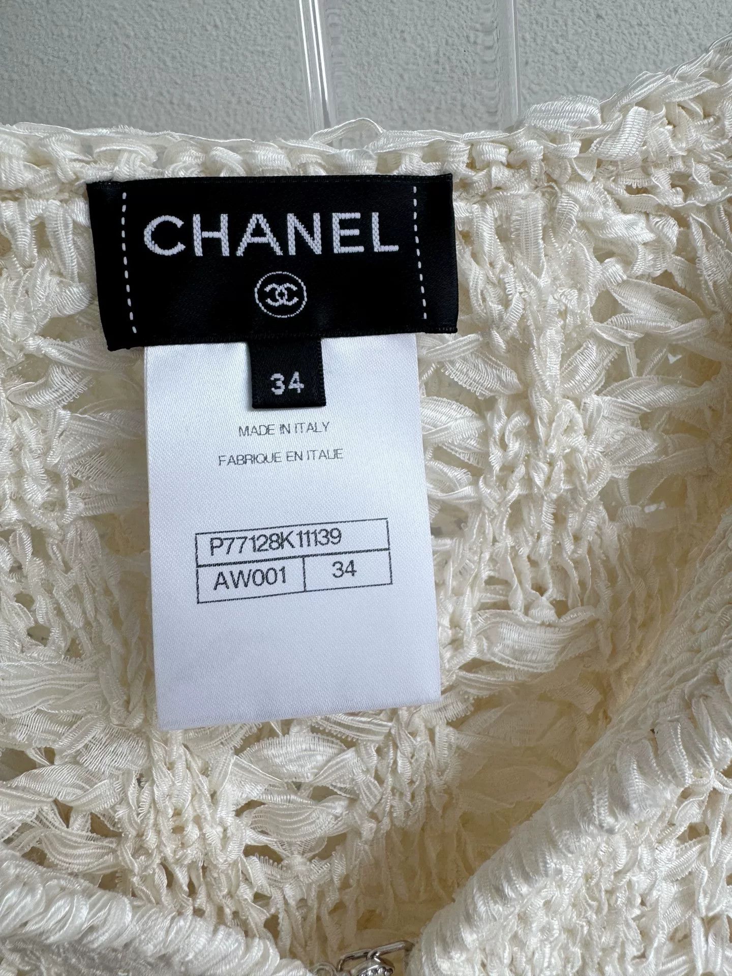 Chanel Chanel 24S Naval Collar Openwork Knit Top Size XXS / US 00 / IT 34 - 6 Thumbnail
