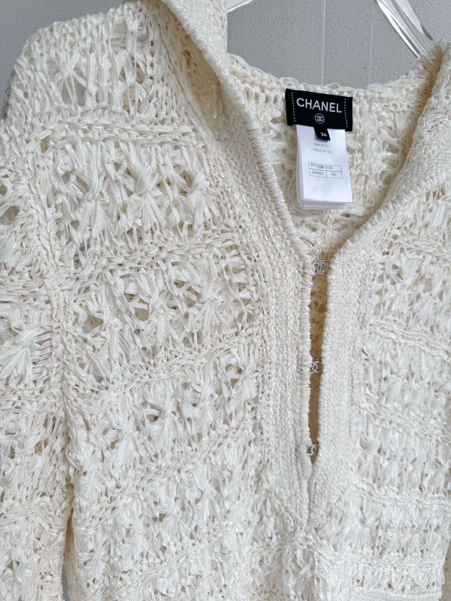 Chanel Chanel 24S Naval Collar Openwork Knit Top Size XXS / US 00 / IT 34 - 8 Thumbnail