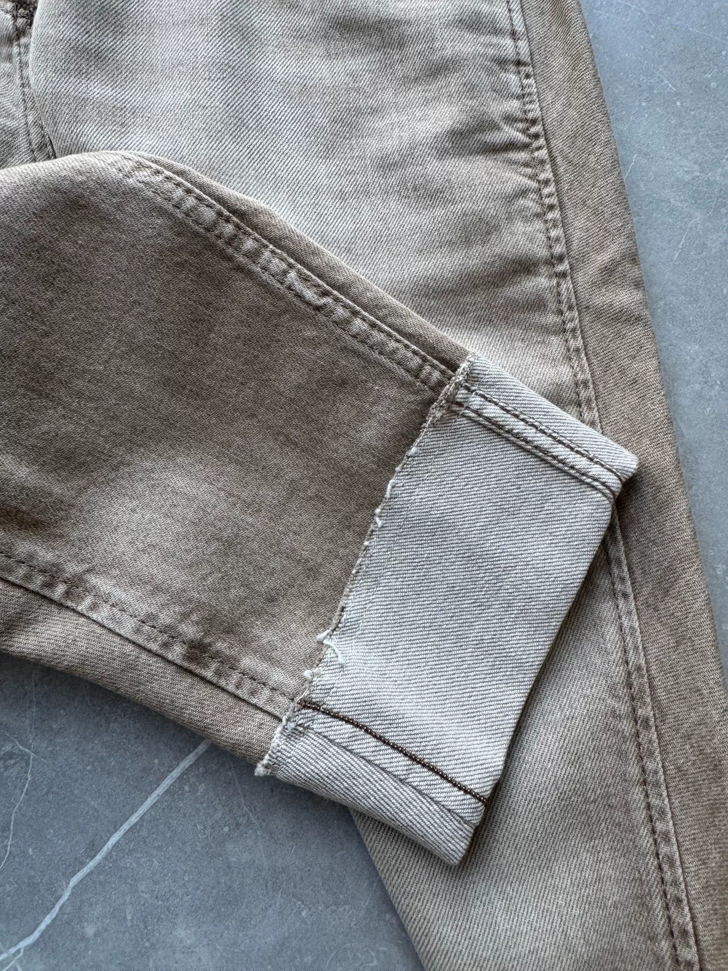 Brunello Cucinelli Brunello Cucinelli Beige Straight Jeans Size 36" / US 14 / IT 50 - 6 Thumbnail