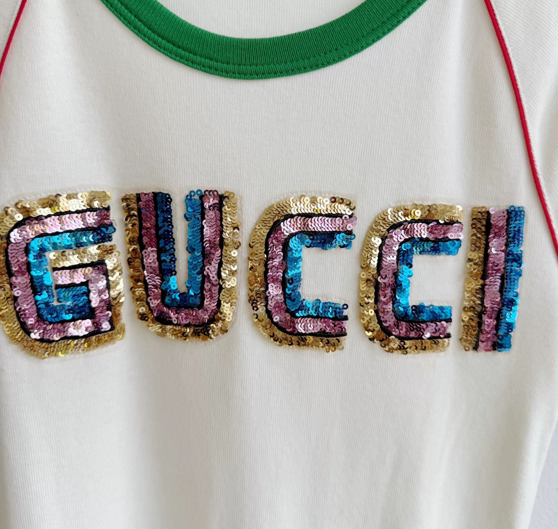 Gucci Gucci Sequin Short-Sleeve T-Shirt XS Size XS / US 0-2 / IT 36-38 - 5 Thumbnail