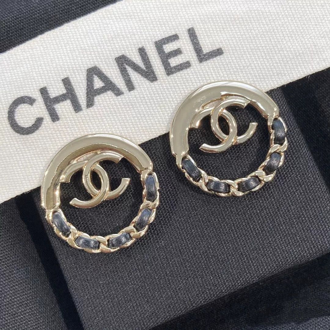 Chanel Chanel 22P Chain Circular Earrings Size ONE SIZE - 3 Thumbnail
