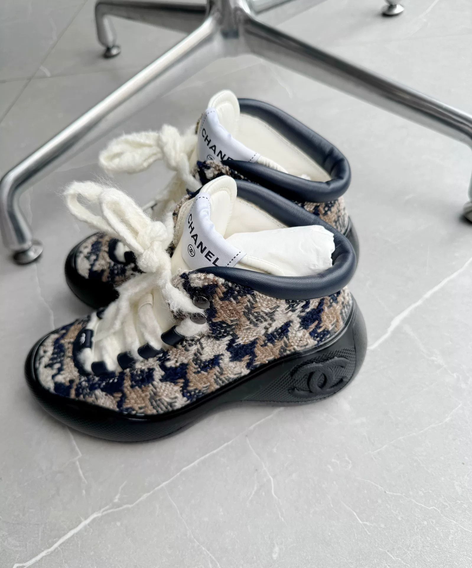 Chanel Chanel 24N Ski Snow Boots Size US 5.5 / IT 35.5 - 5 Thumbnail