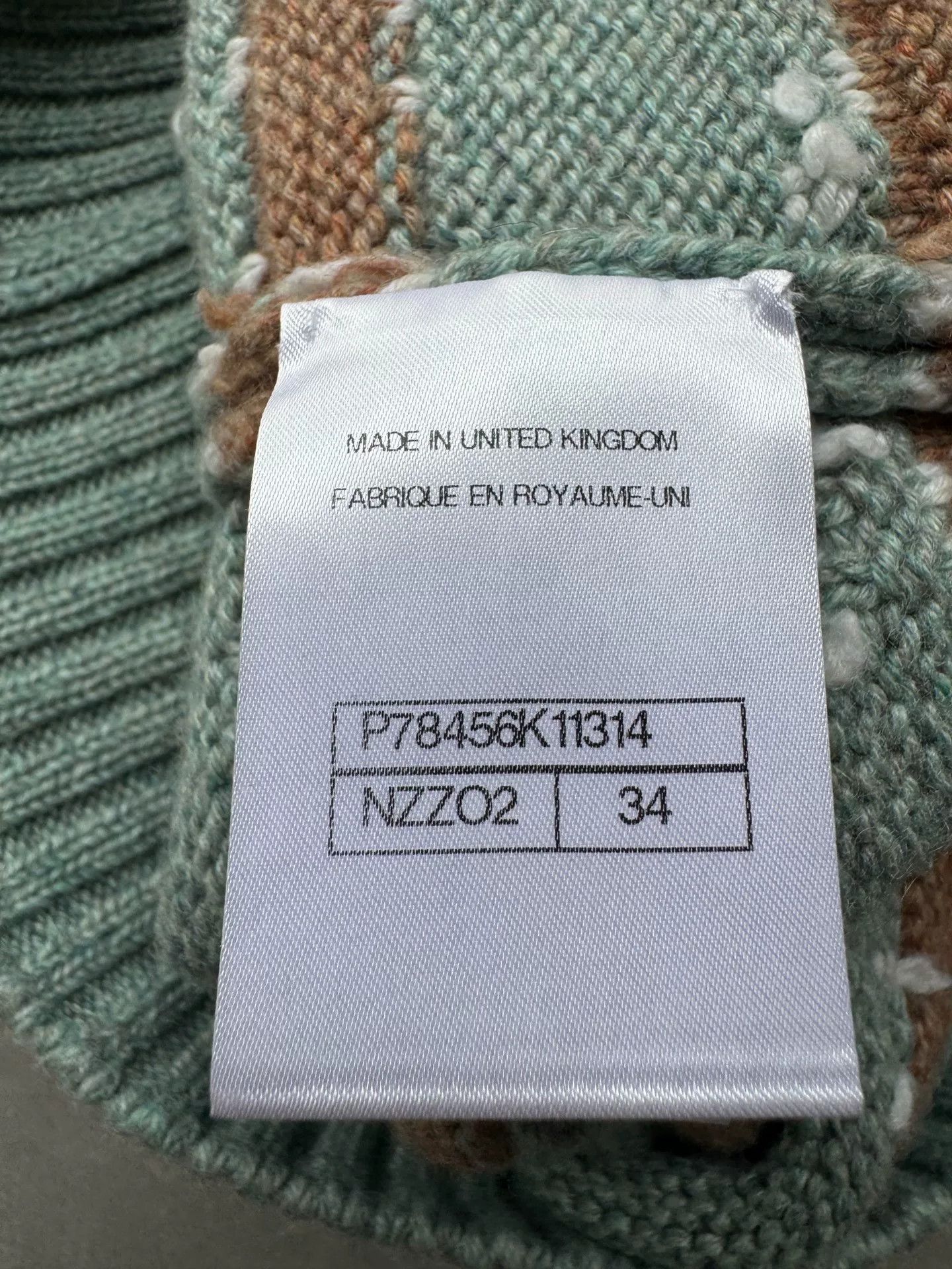 Chanel Chanel Blue Stripe Cashmere Cardigan Size XXS / US 00 / IT 34 - 5 Thumbnail