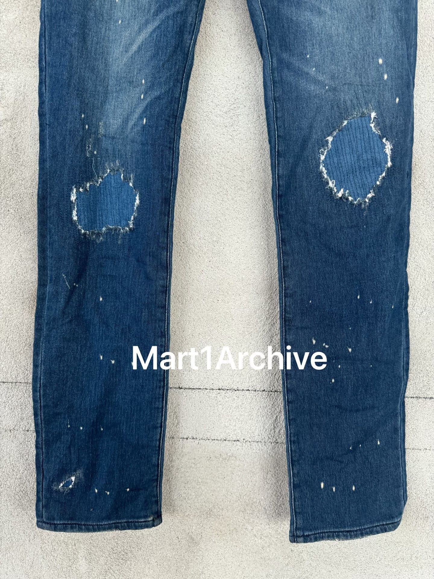 Number (N)ine Number Nine Splatter Bullet Hole Jeans Size US 32 / EU 48 - 4 Thumbnail