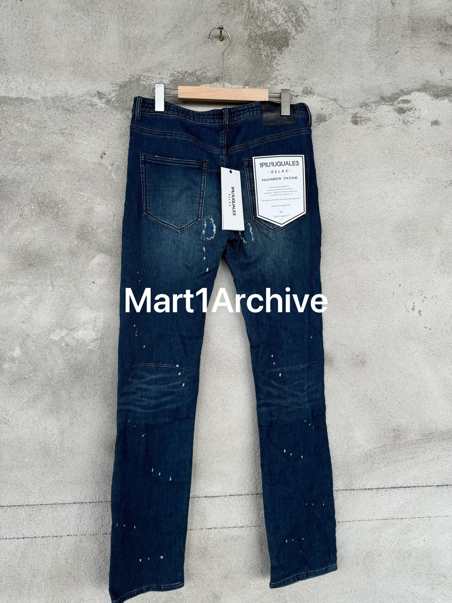 Number (N)ine Number Nine Splatter Bullet Hole Jeans Size US 32 / EU 48 - 2 Thumbnail
