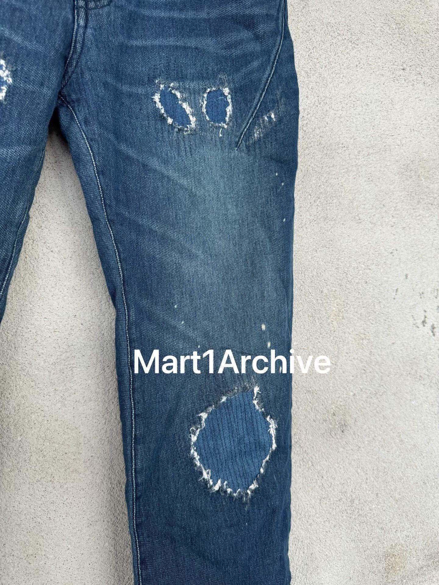 Number (N)ine Number Nine Splatter Bullet Hole Jeans Size US 32 / EU 48 - 3 Thumbnail