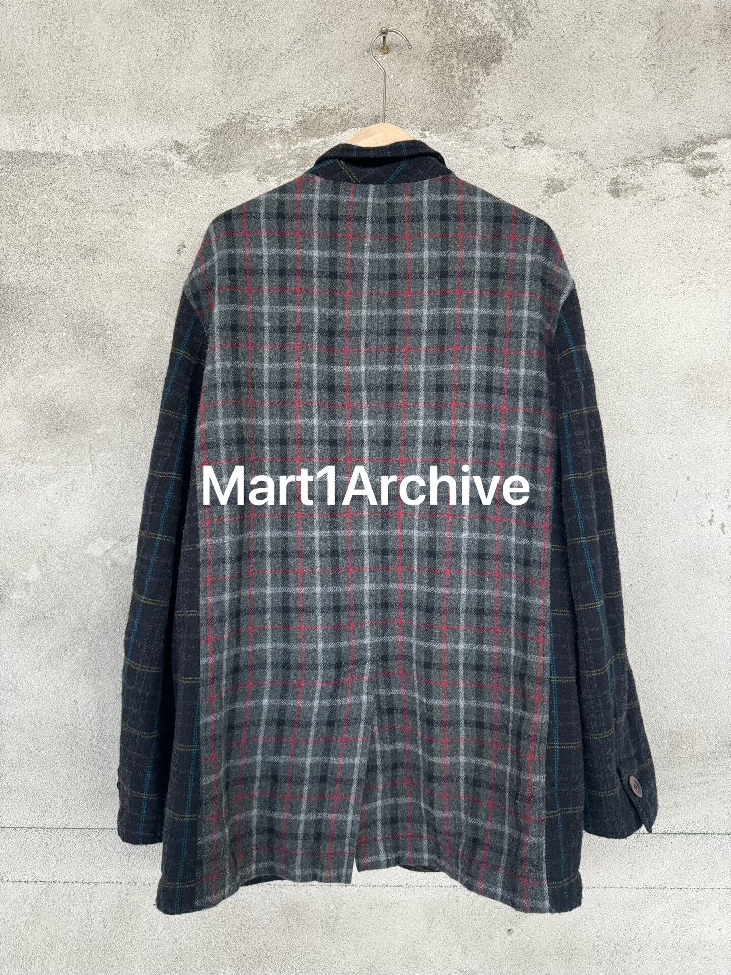 Undercover Undercover 20AW Wool Plaid Coat Size US XXL / EU 58 / 5 - 2 Thumbnail