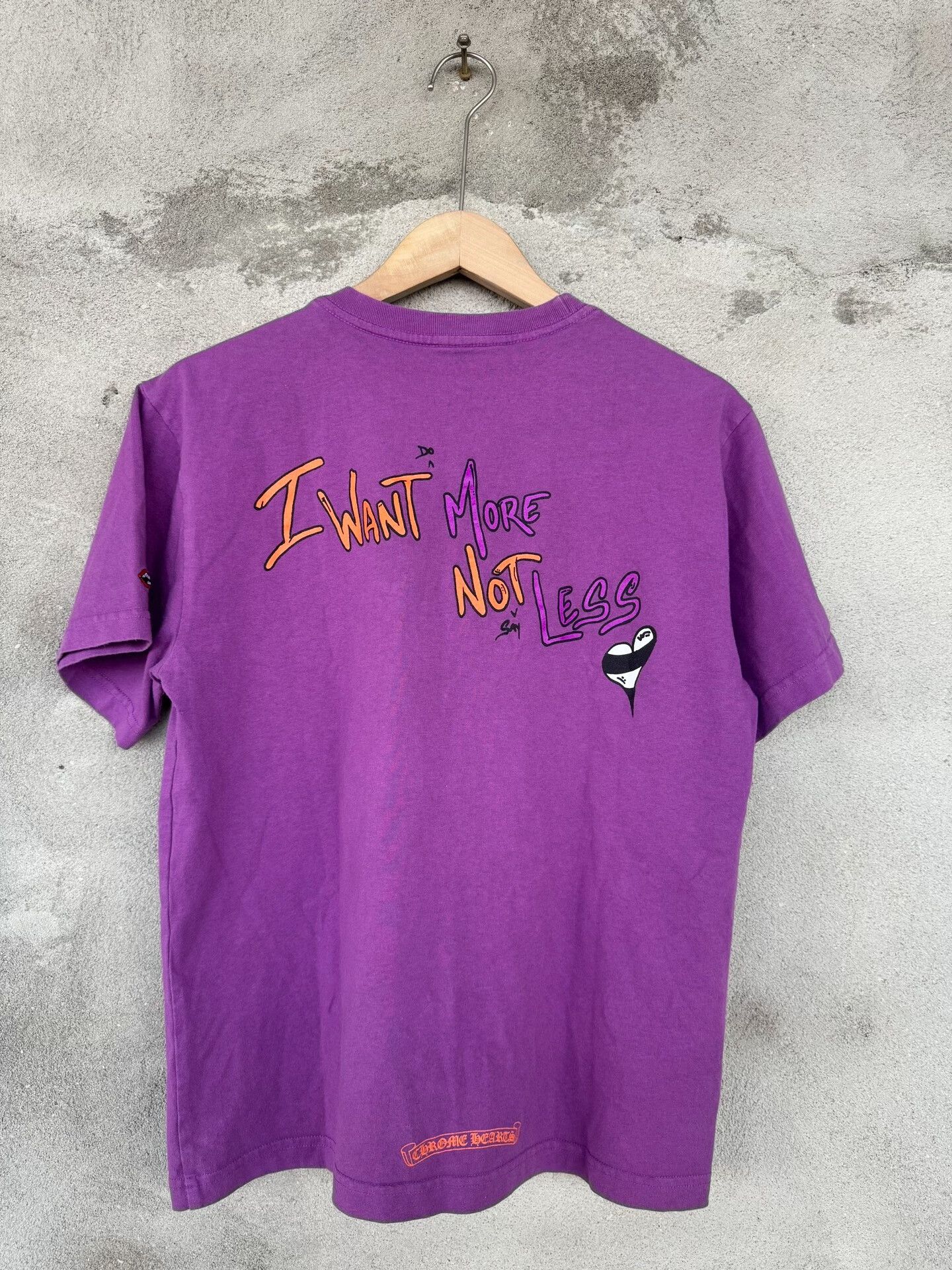 Chrome Hearts Chrome Hearts Mattyboy Purple Graffiti Tee Size US M / EU 48-50 / 2 - 2 Thumbnail