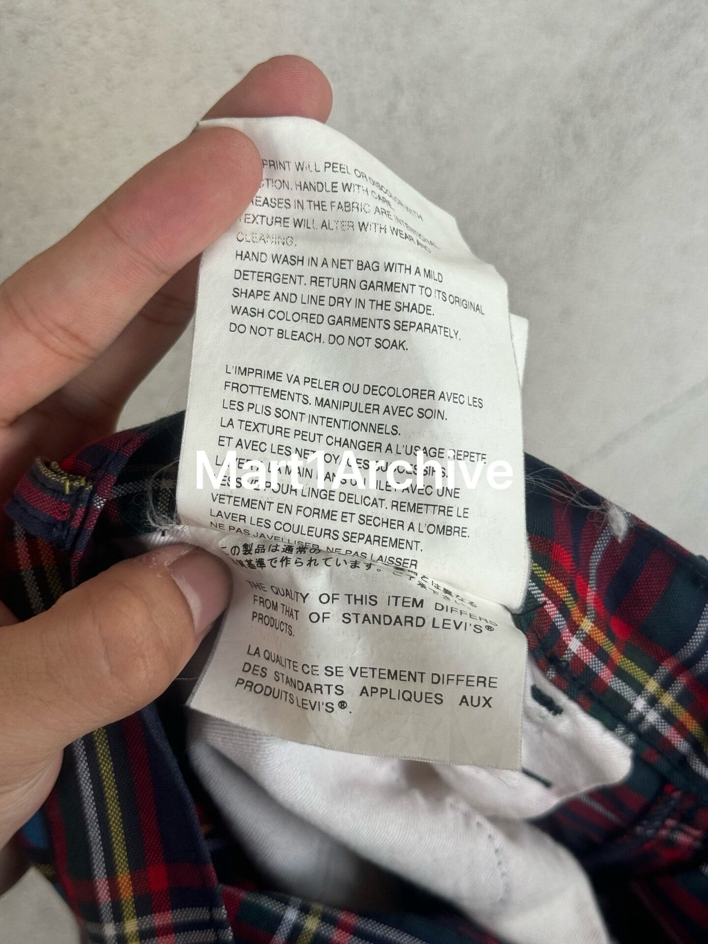 Junya Watanabe Junya Watanabe Levi's Poem Pants Size US 32 / EU 48 - 9 Thumbnail