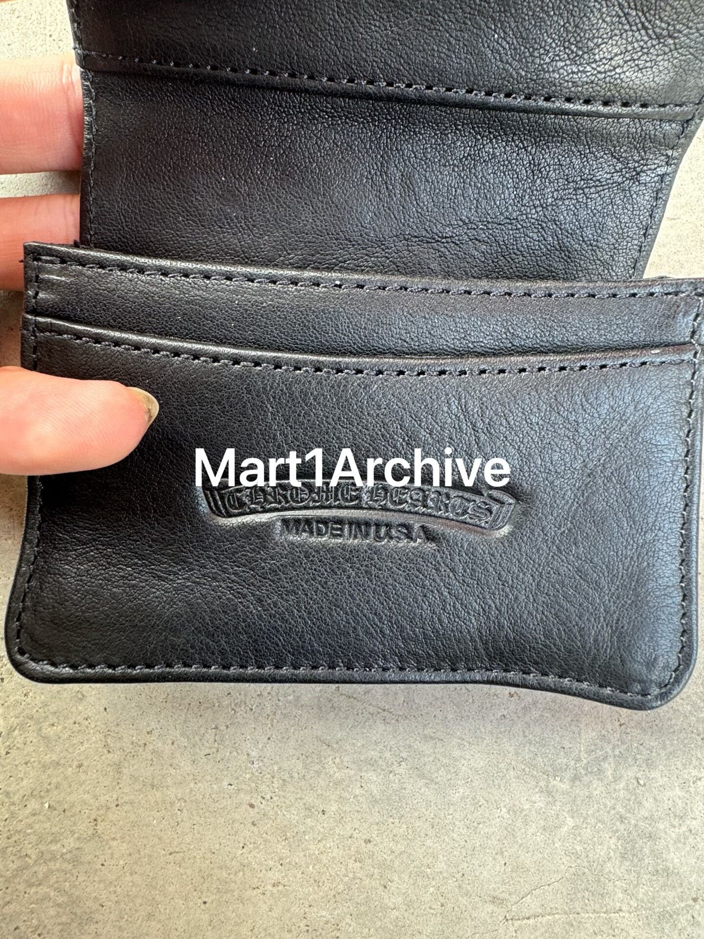 Chrome Hearts Chrome Hearts Black Scroll Card Holder Size ONE SIZE - 5 Thumbnail