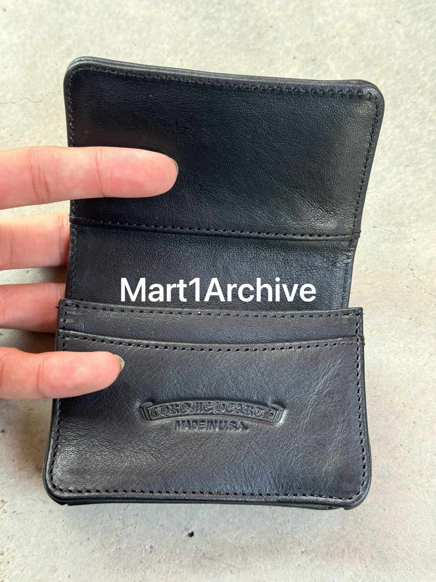 Chrome Hearts Chrome Hearts Black Scroll Card Holder Size ONE SIZE - 4 Thumbnail