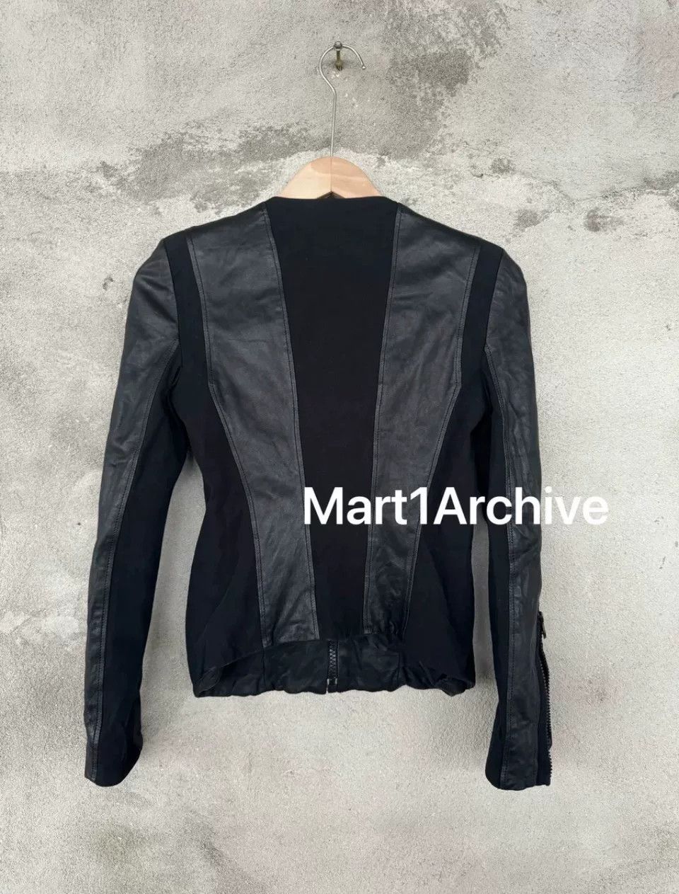 Helmut Lang Helmut Lang Fitted Leather Jacket Size S / US 4 / IT 40 - 2 Thumbnail