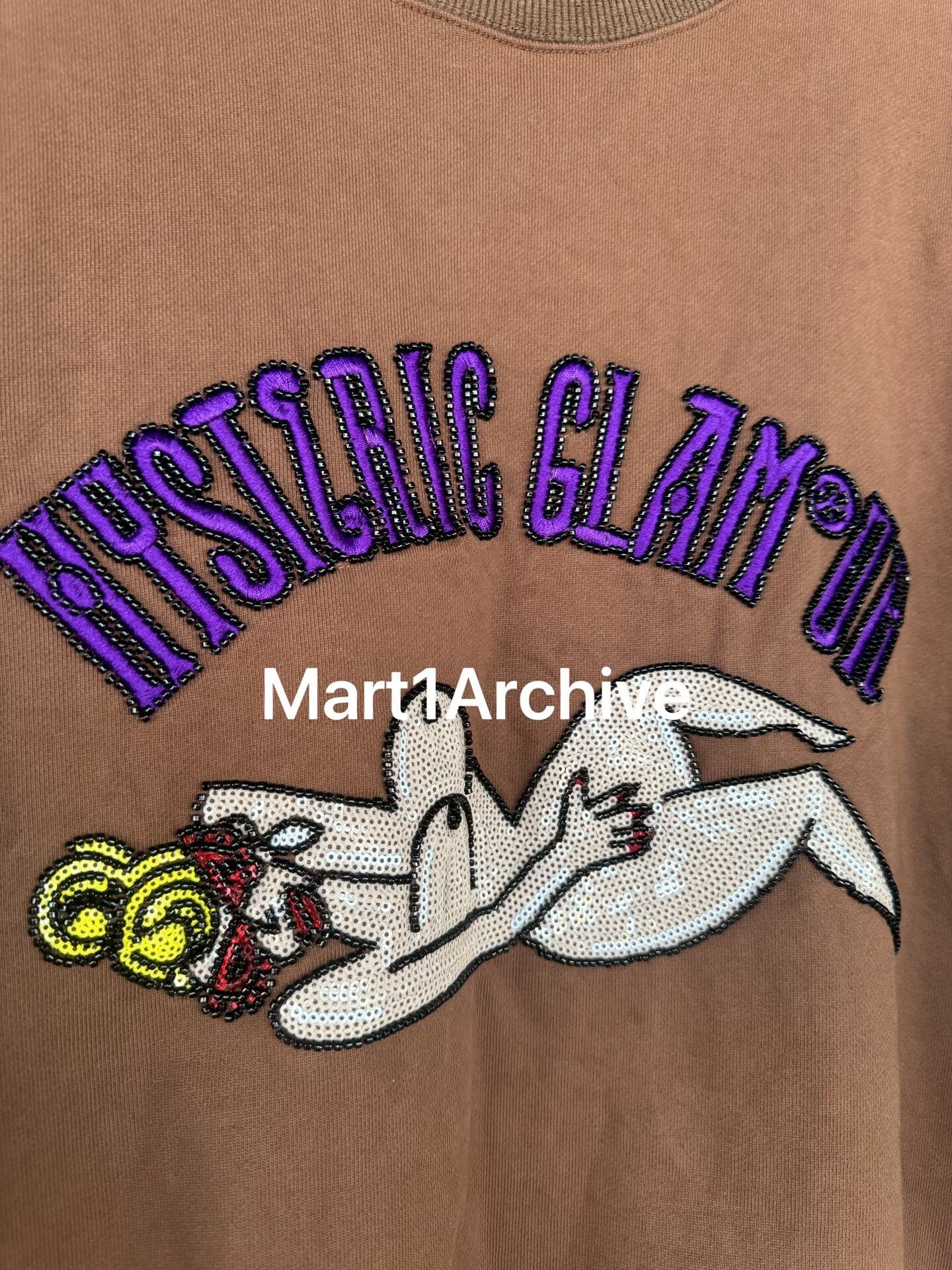 Hysteric Glamour Hysteric Glamour 80S Embroidered Sequin Side Zip Pullover Size M / US 6-8 / IT 42-44 - 3 Thumbnail
