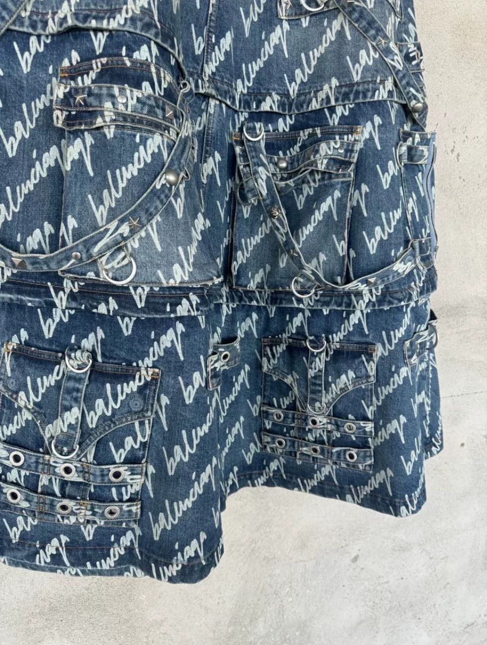 Balenciaga Balenciaga Yagami Print Maxi Skirt Size 36" / US 14 / IT 50 - 3 Thumbnail