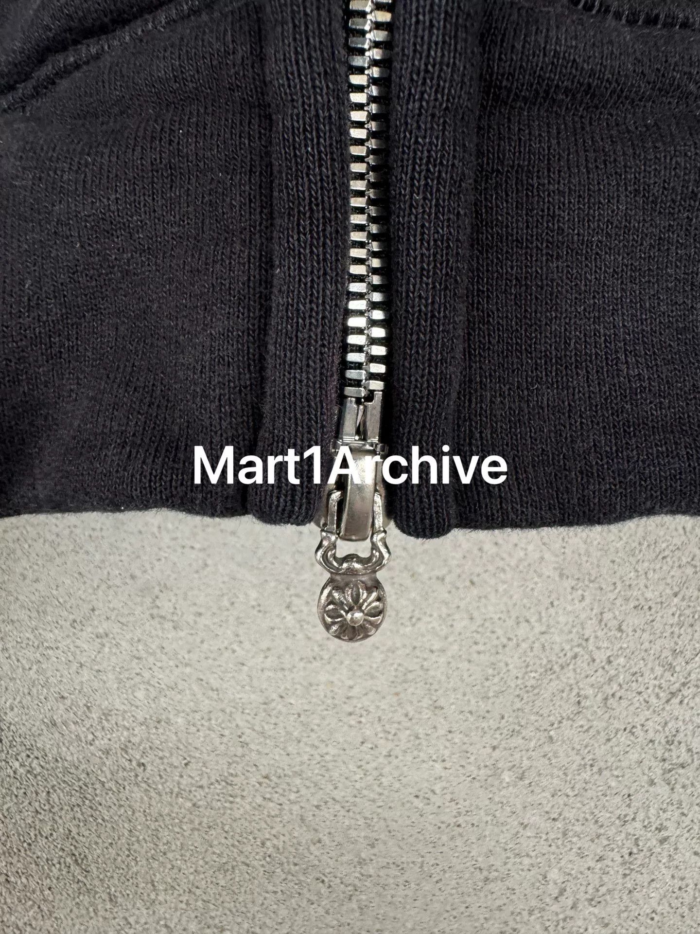 Chrome Hearts Chrome Hearts Silver Scroll Double Zip Hoodie Size US S / EU 44-46 / 1 - 6 Thumbnail