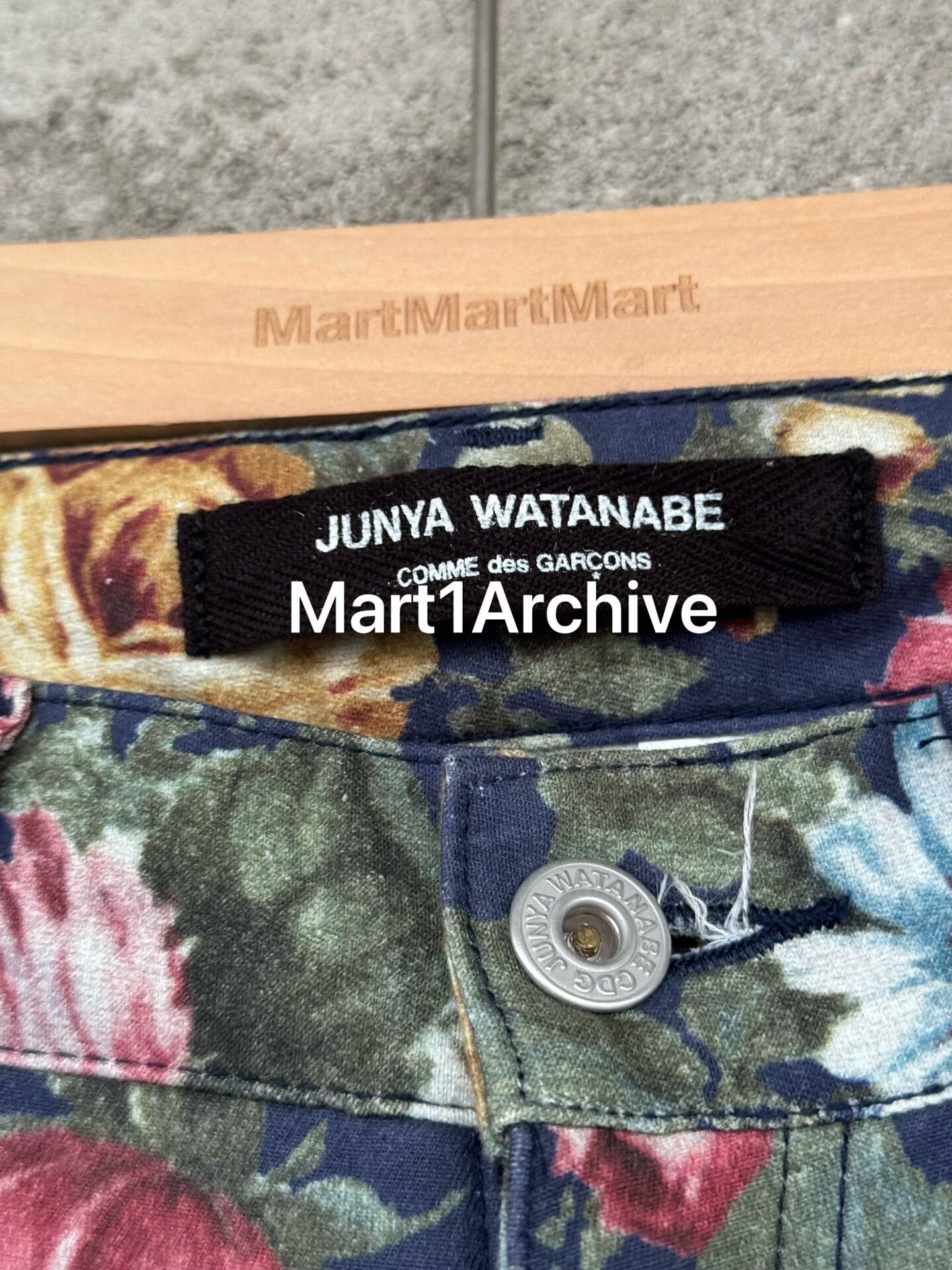 Junya Watanabe Junya Watanabe Straight-Leg Floral Pants Size 40" / US 18 - 6 Thumbnail