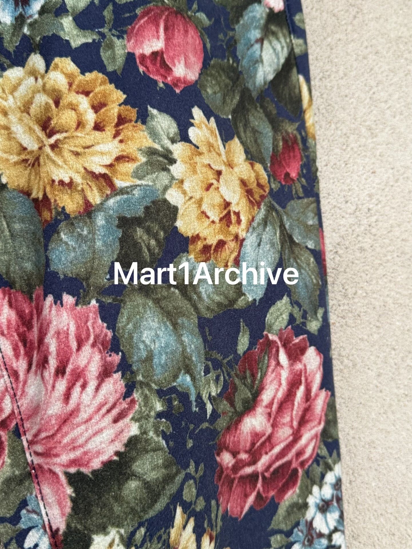 Junya Watanabe Junya Watanabe Straight-Leg Floral Pants Size 40" / US 18 - 3 Thumbnail