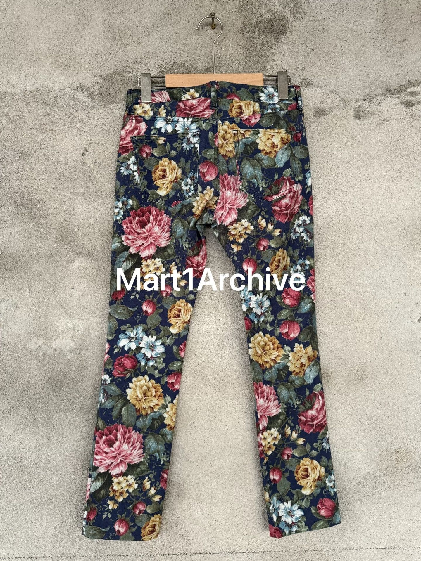 Junya Watanabe Junya Watanabe Straight-Leg Floral Pants Size 40" / US 18 - 2 Thumbnail