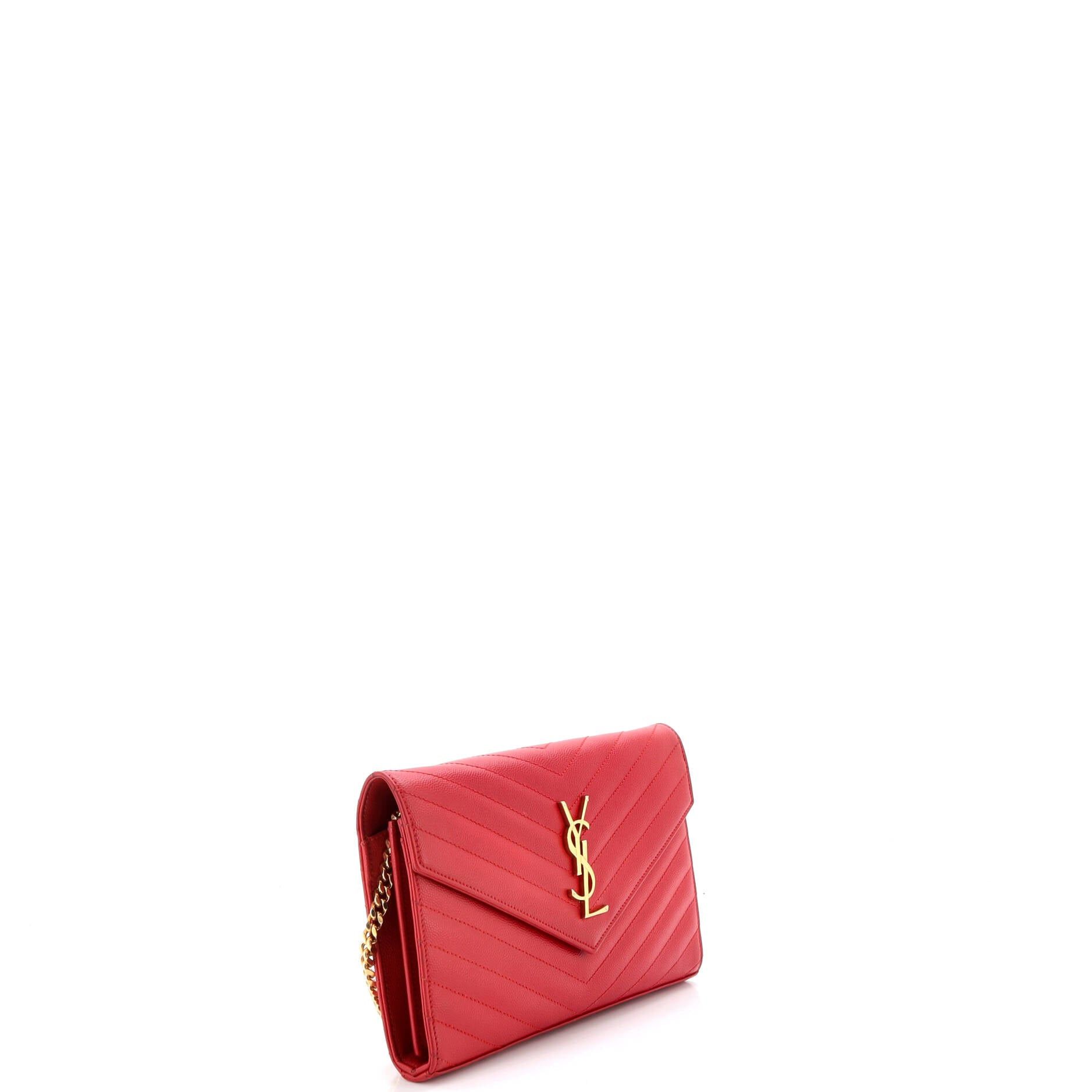 Saint Laurent Paris Classic Monogram Wallet on Chain Size ONE SIZE - 2 Thumbnail