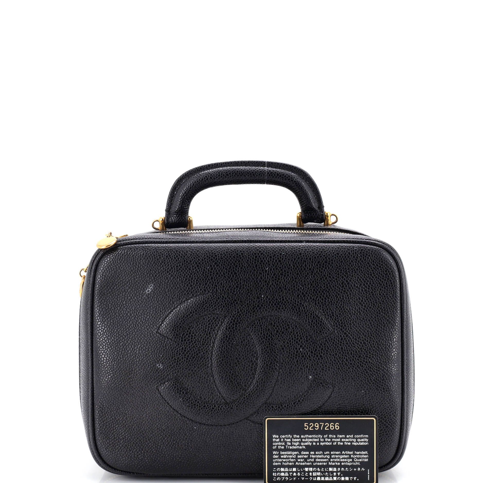 Chanel Vintage Timeless Zip Around Vanity Case Size ONE SIZE - 2 Thumbnail