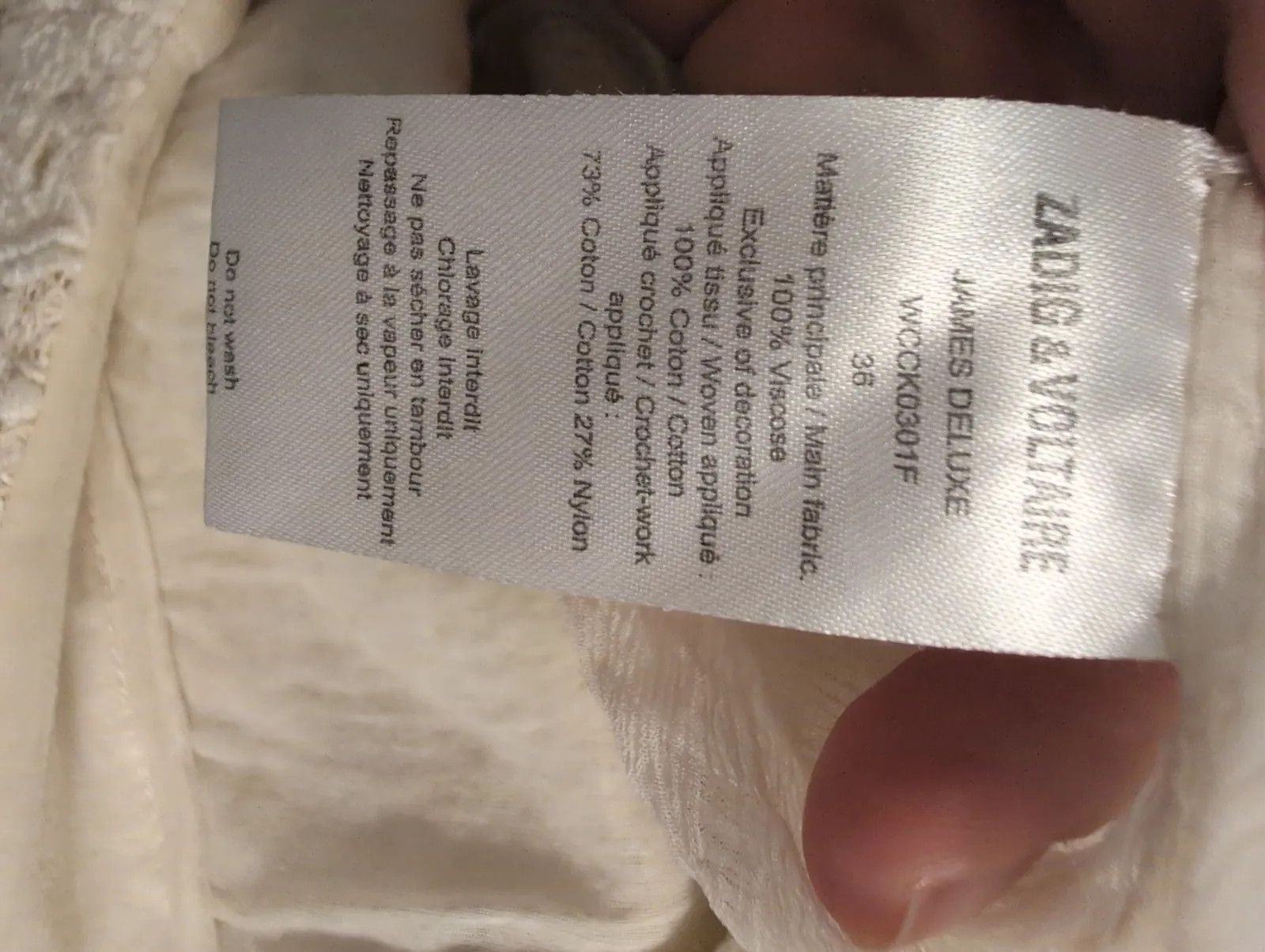 Zadig & Voltaire Zadig & Voltaire Skirt Size 26" / US 2 / IT 38 - 3 Thumbnail