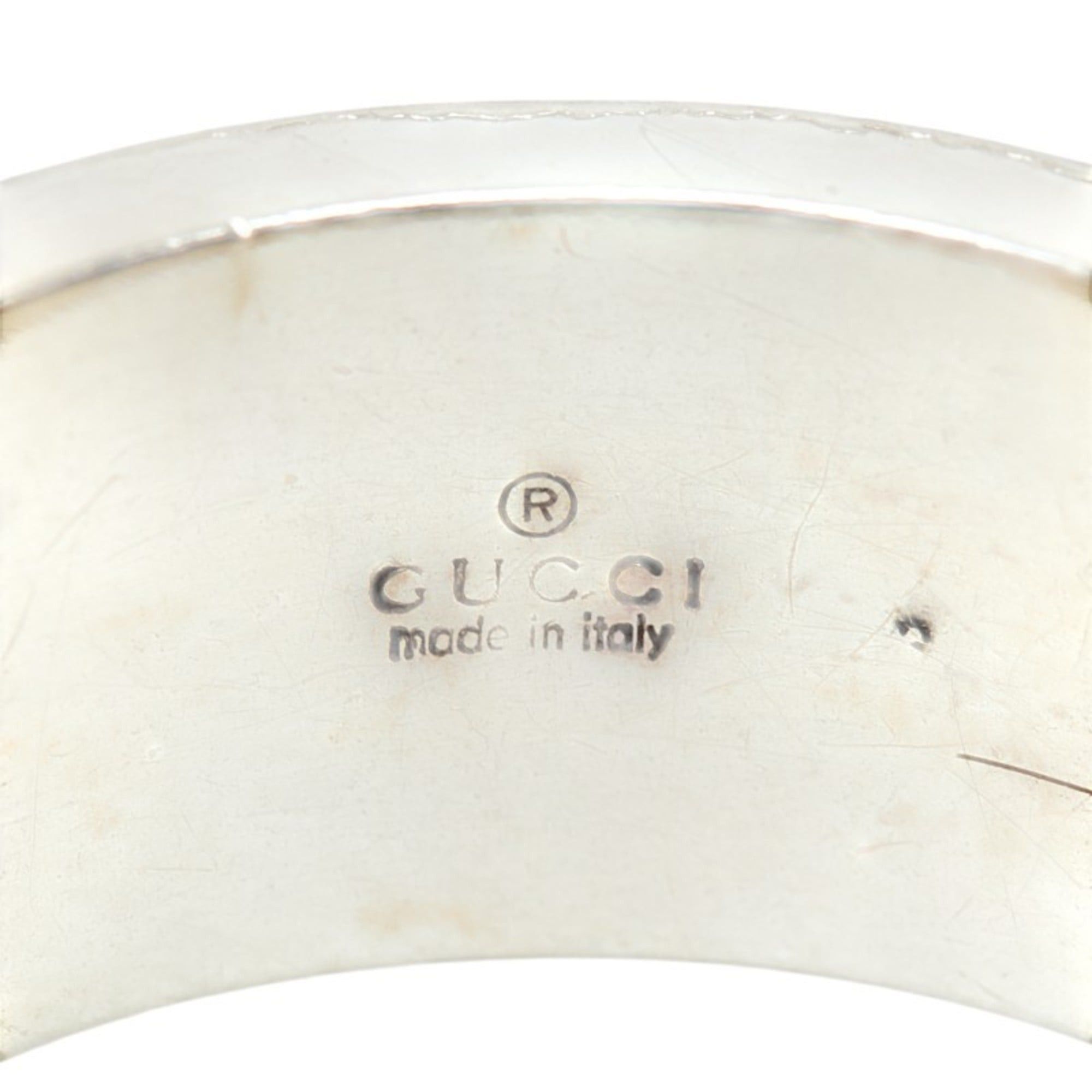 Gucci Gucci Brandt G Ring, SV925 Silver, Women's, GUCCI Size ONE SIZE - 7 Thumbnail