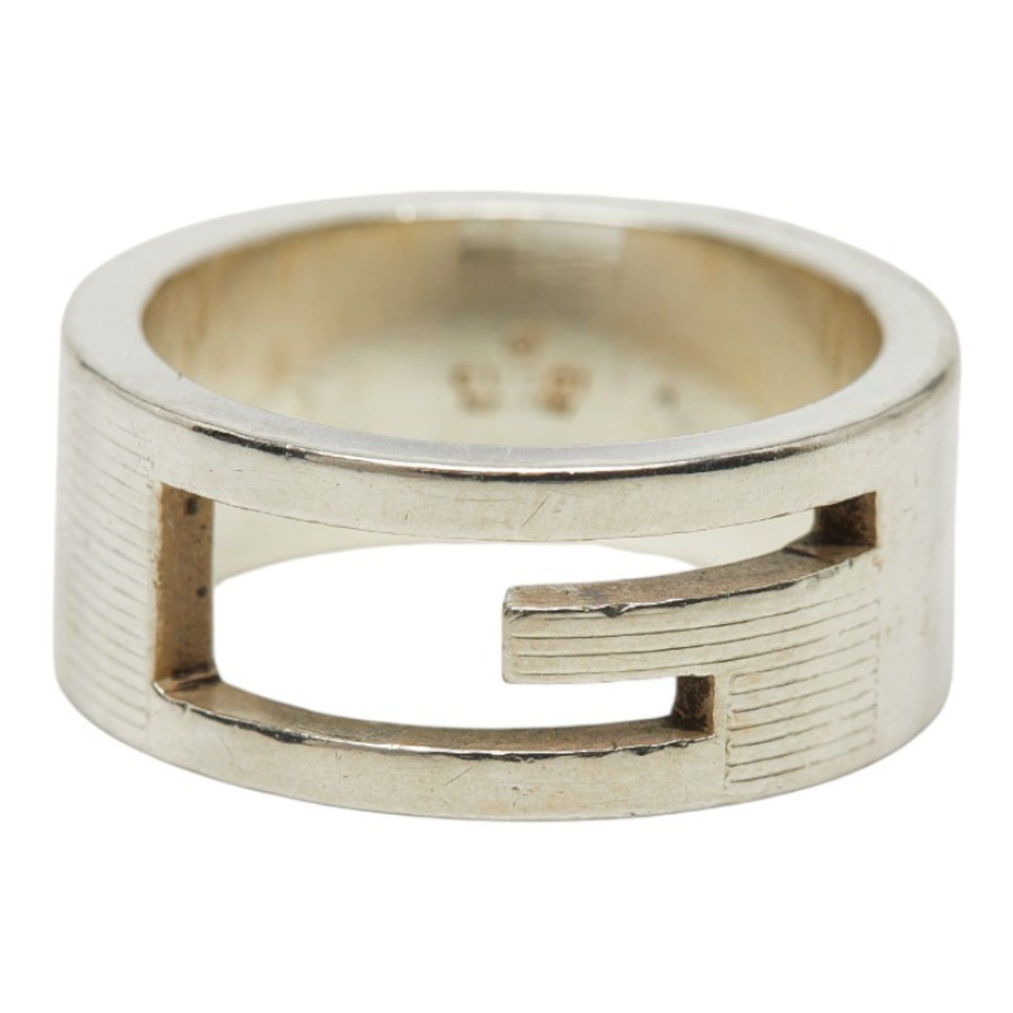 Gucci Gucci Brandt G Ring, SV925 Silver, Women's, GUCCI Size ONE SIZE - 2 Thumbnail