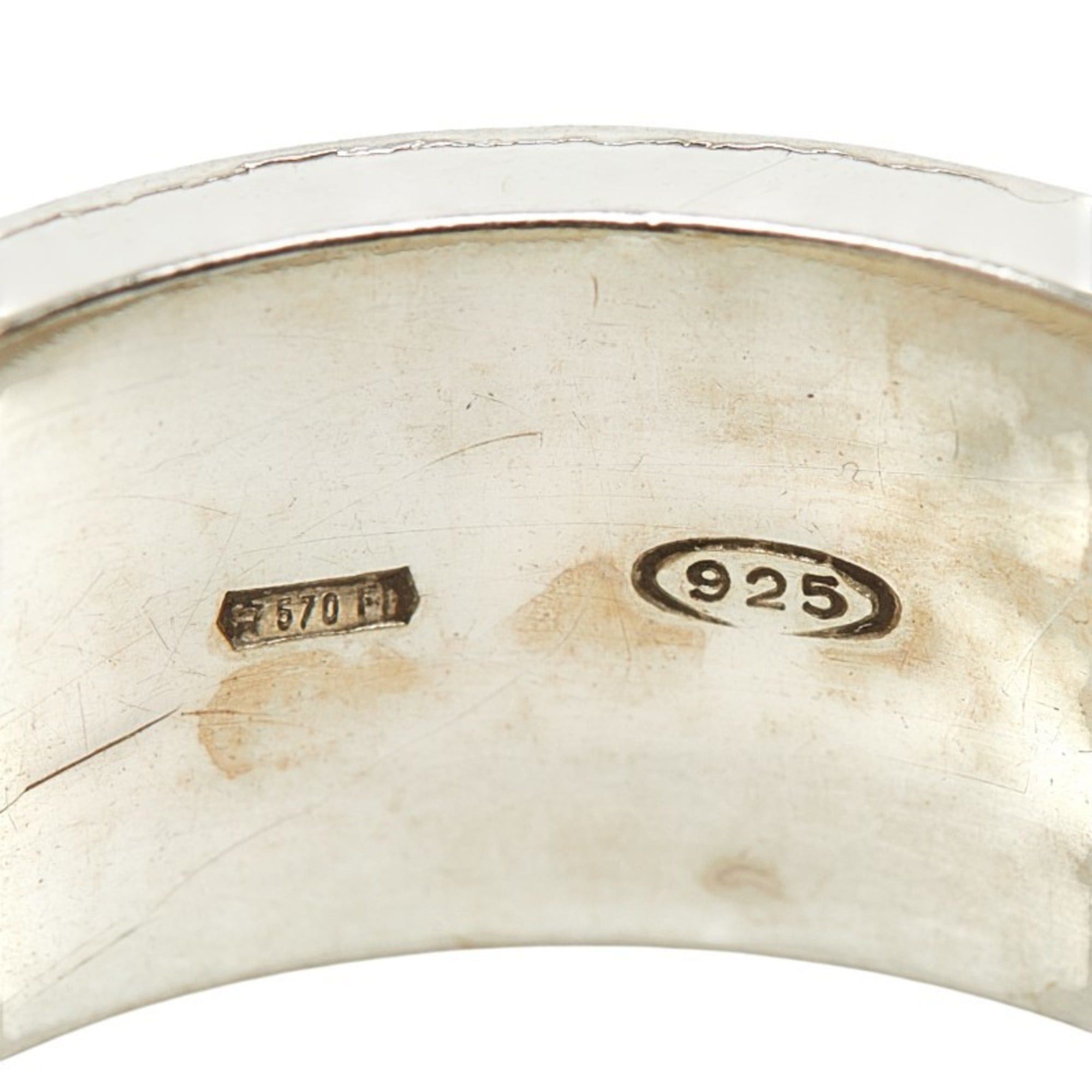Gucci Gucci Brandt G Ring, SV925 Silver, Women's, GUCCI Size ONE SIZE - 8 Thumbnail