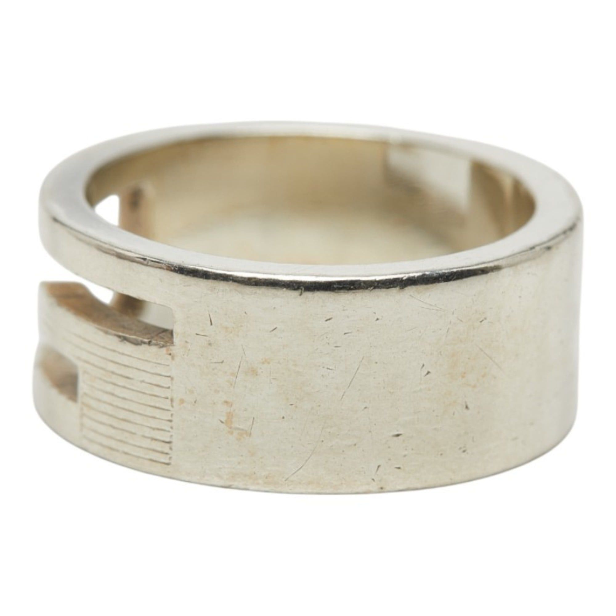 Gucci Gucci Brandt G Ring, SV925 Silver, Women's, GUCCI Size ONE SIZE - 6 Thumbnail