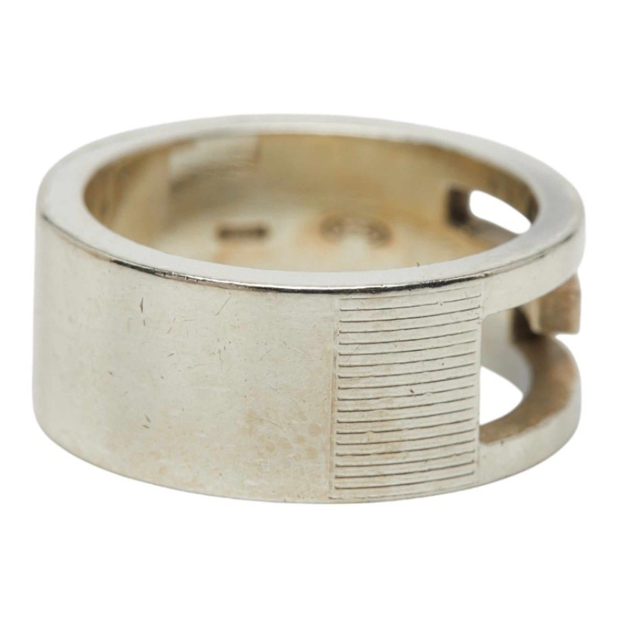 Gucci Gucci Brandt G Ring, SV925 Silver, Women's, GUCCI Size ONE SIZE - 5 Thumbnail