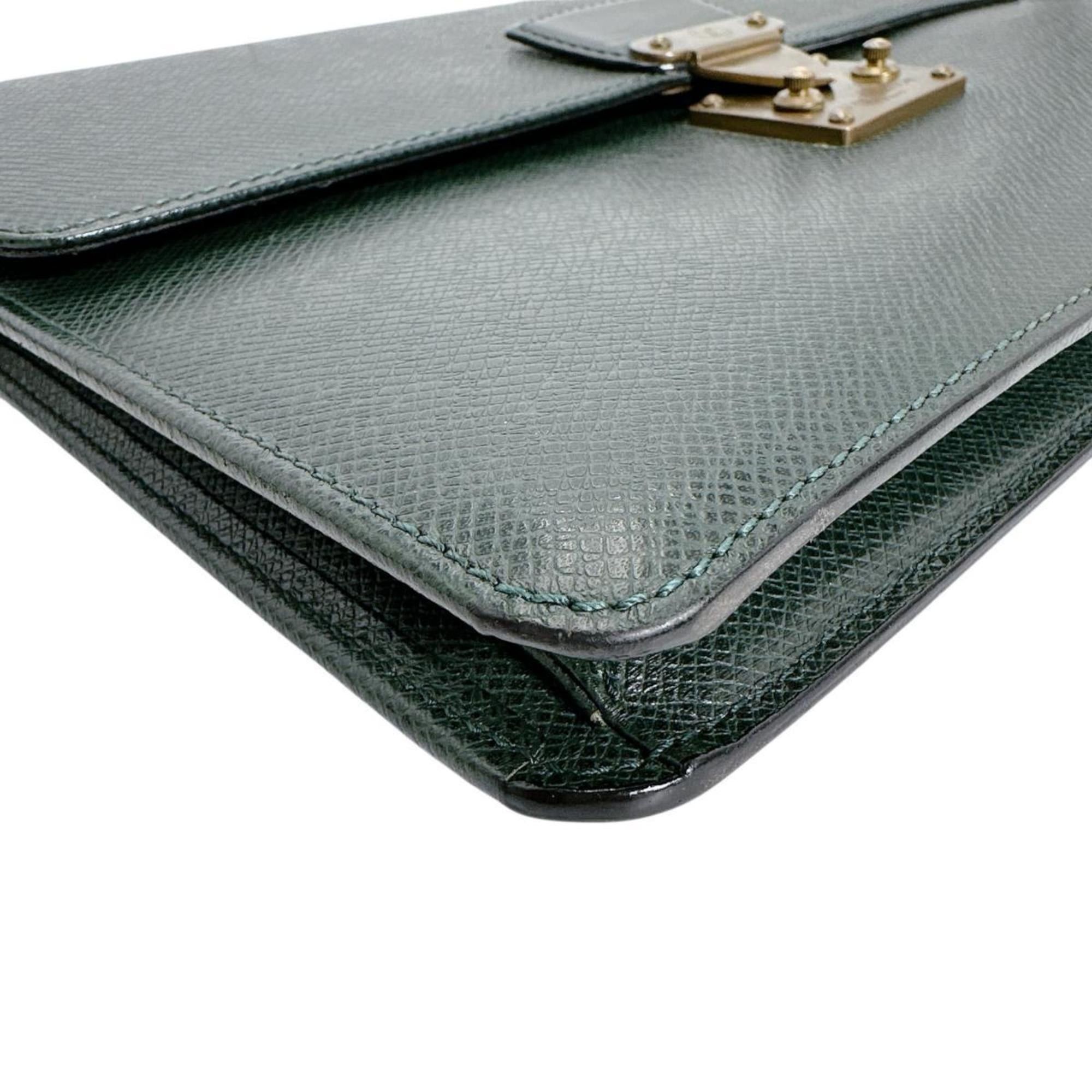 Louis Vuitton Louis Vuitton Taiga Episea Pochette Clado Clutch Bag, M30194, Green Size ONE SIZE - 6 Thumbnail