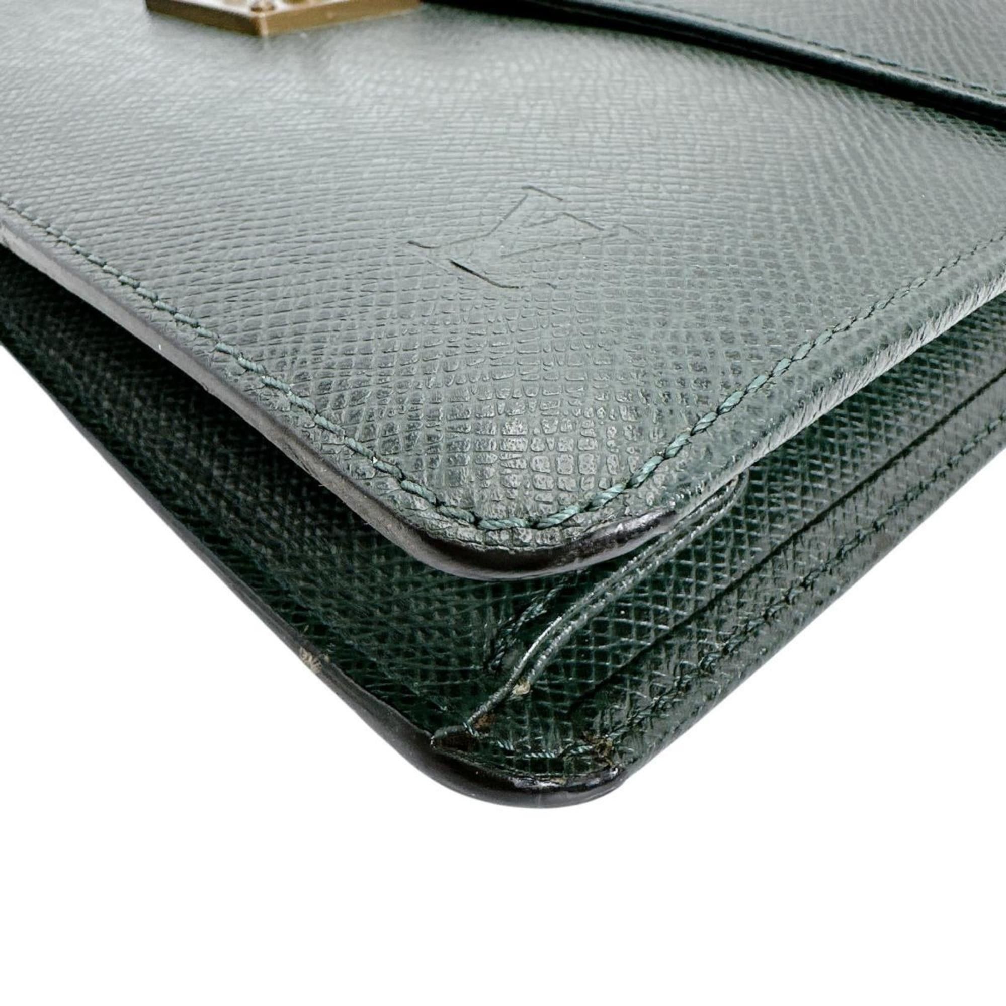 Louis Vuitton Louis Vuitton Taiga Episea Pochette Clado Clutch Bag, M30194, Green Size ONE SIZE - 5 Thumbnail
