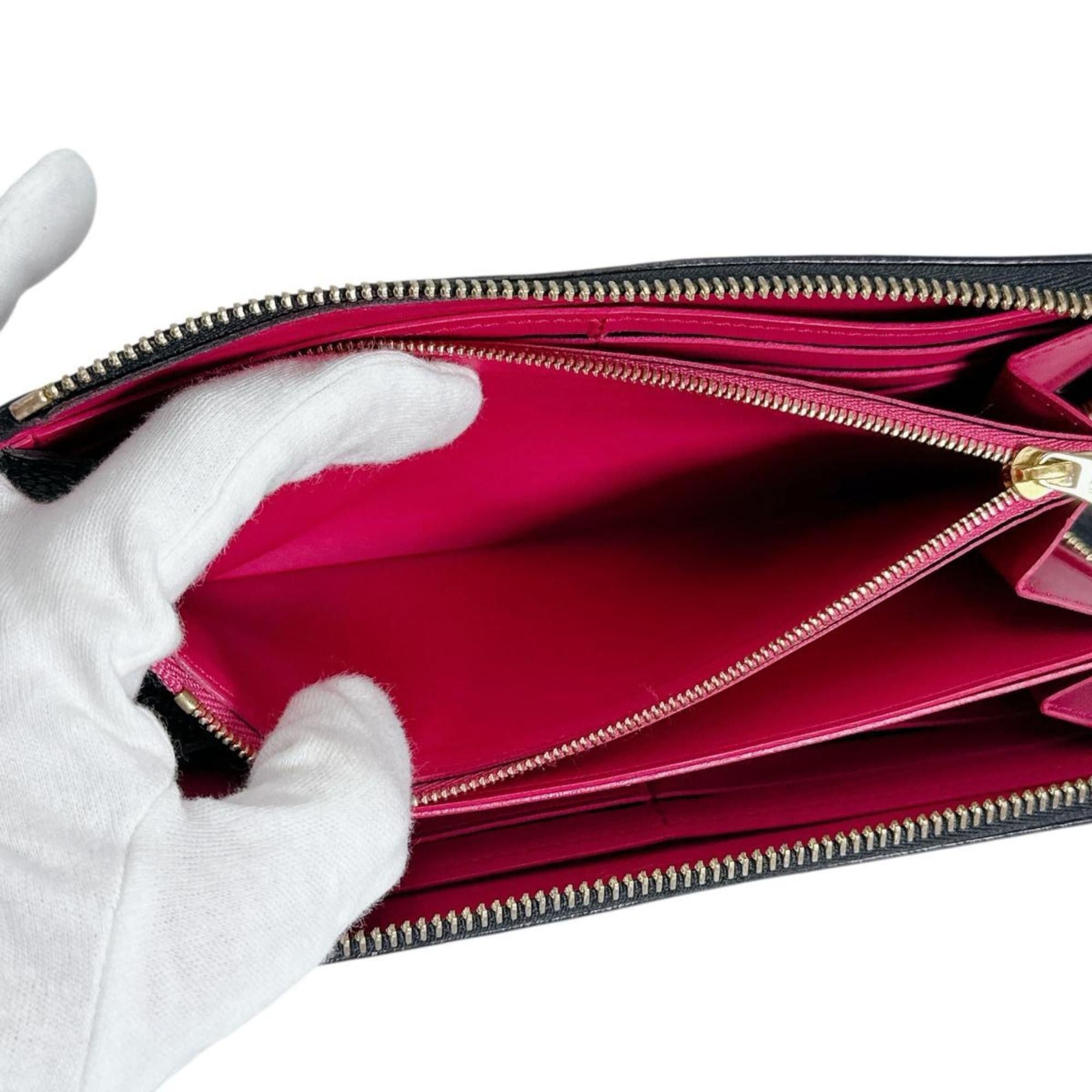 Louis Vuitton Louis Vuitton Comete Portefeuille Long Wallet in Taurillon Leather, M63102, Noir Size ONE SIZE - 14 Thumbnail