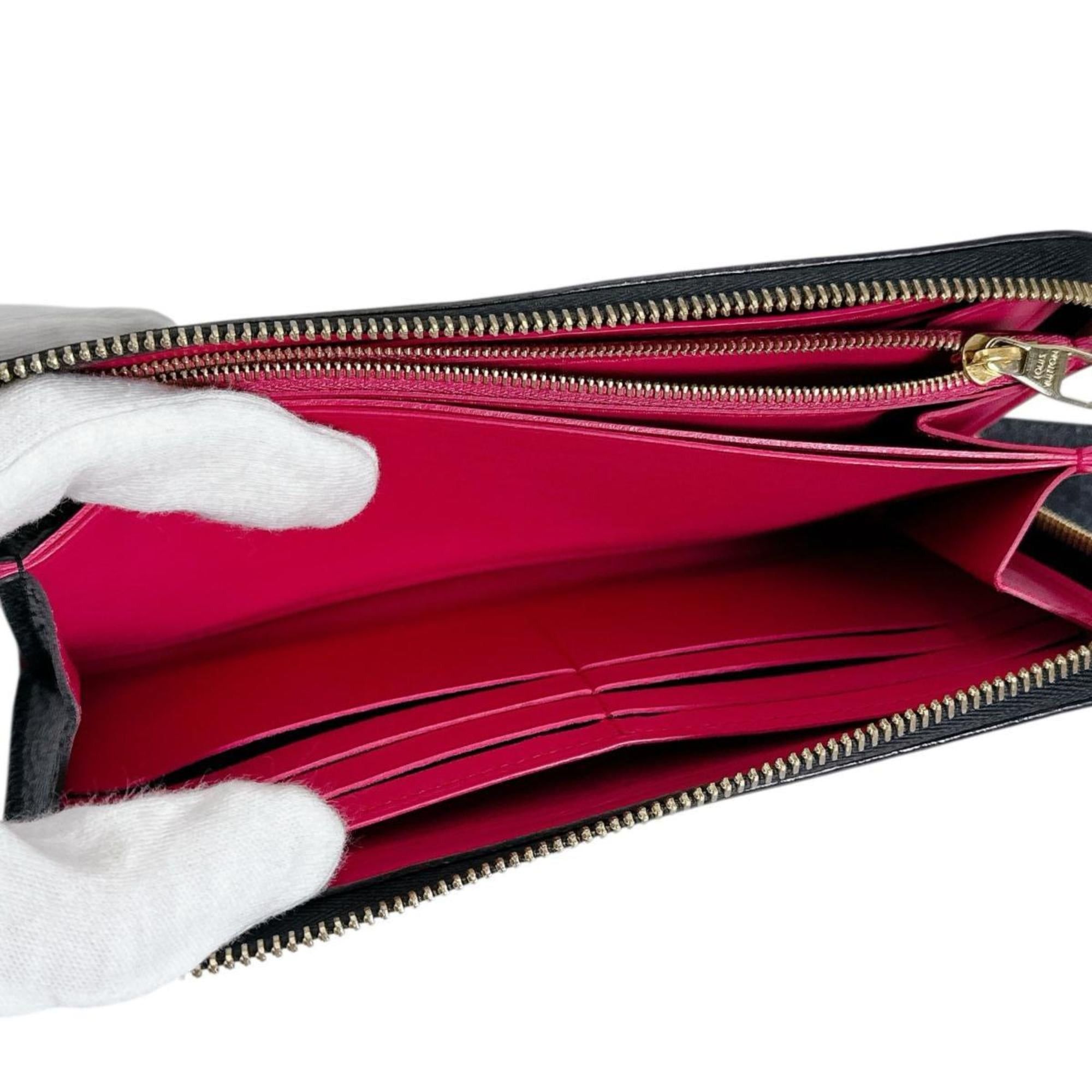 Louis Vuitton Louis Vuitton Comete Portefeuille Long Wallet in Taurillon Leather, M63102, Noir Size ONE SIZE - 17 Thumbnail