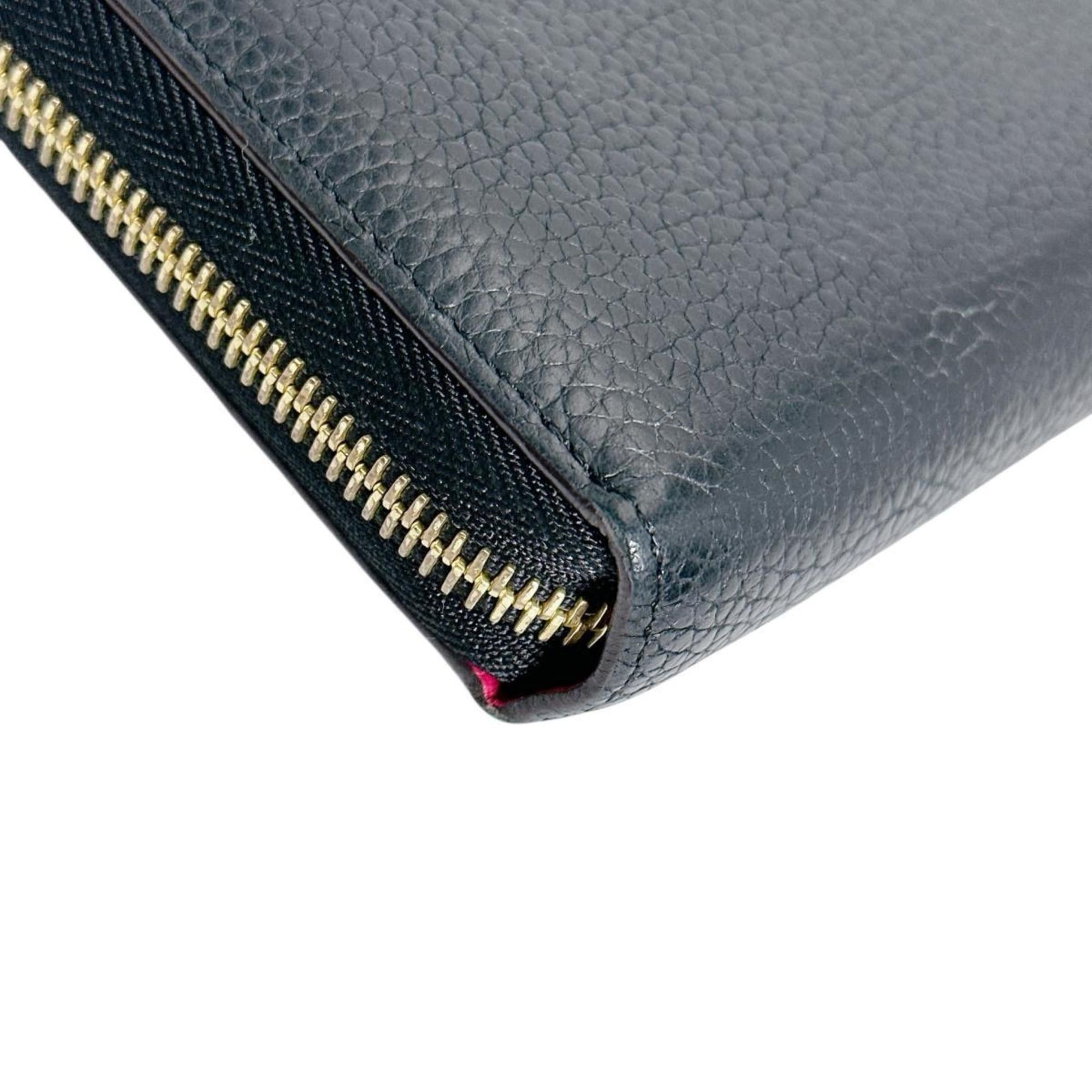 Louis Vuitton Louis Vuitton Comete Portefeuille Long Wallet in Taurillon Leather, M63102, Noir Size ONE SIZE - 5 Thumbnail