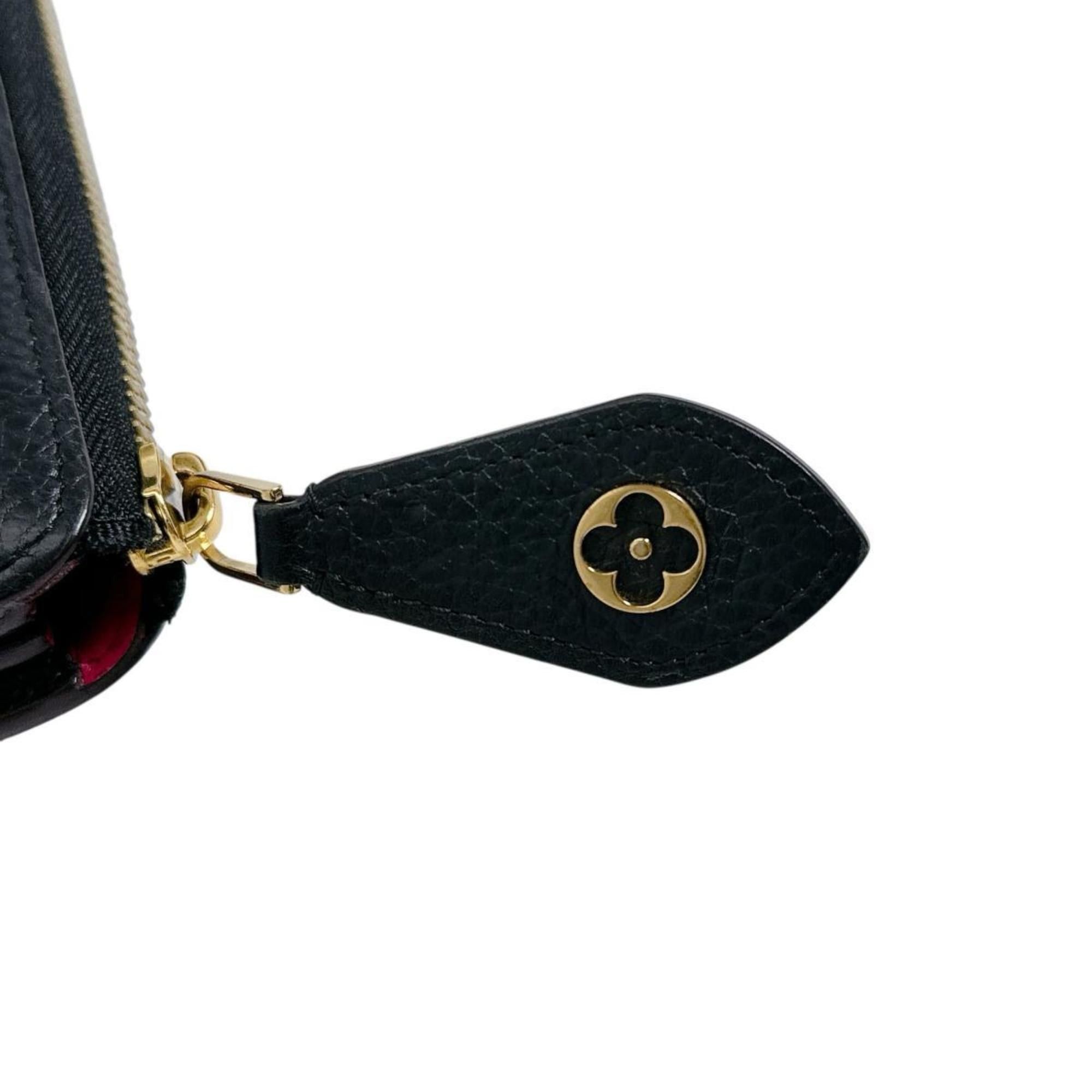 Louis Vuitton Louis Vuitton Comete Portefeuille Long Wallet in Taurillon Leather, M63102, Noir Size ONE SIZE - 10 Thumbnail