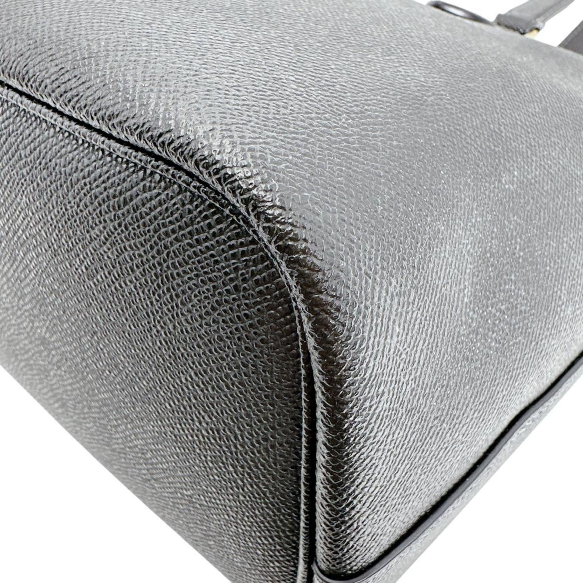 Coach Coach Gallery Tote Crossgrain Leather Bag CH285 in Black Size ONE SIZE - 8 Thumbnail