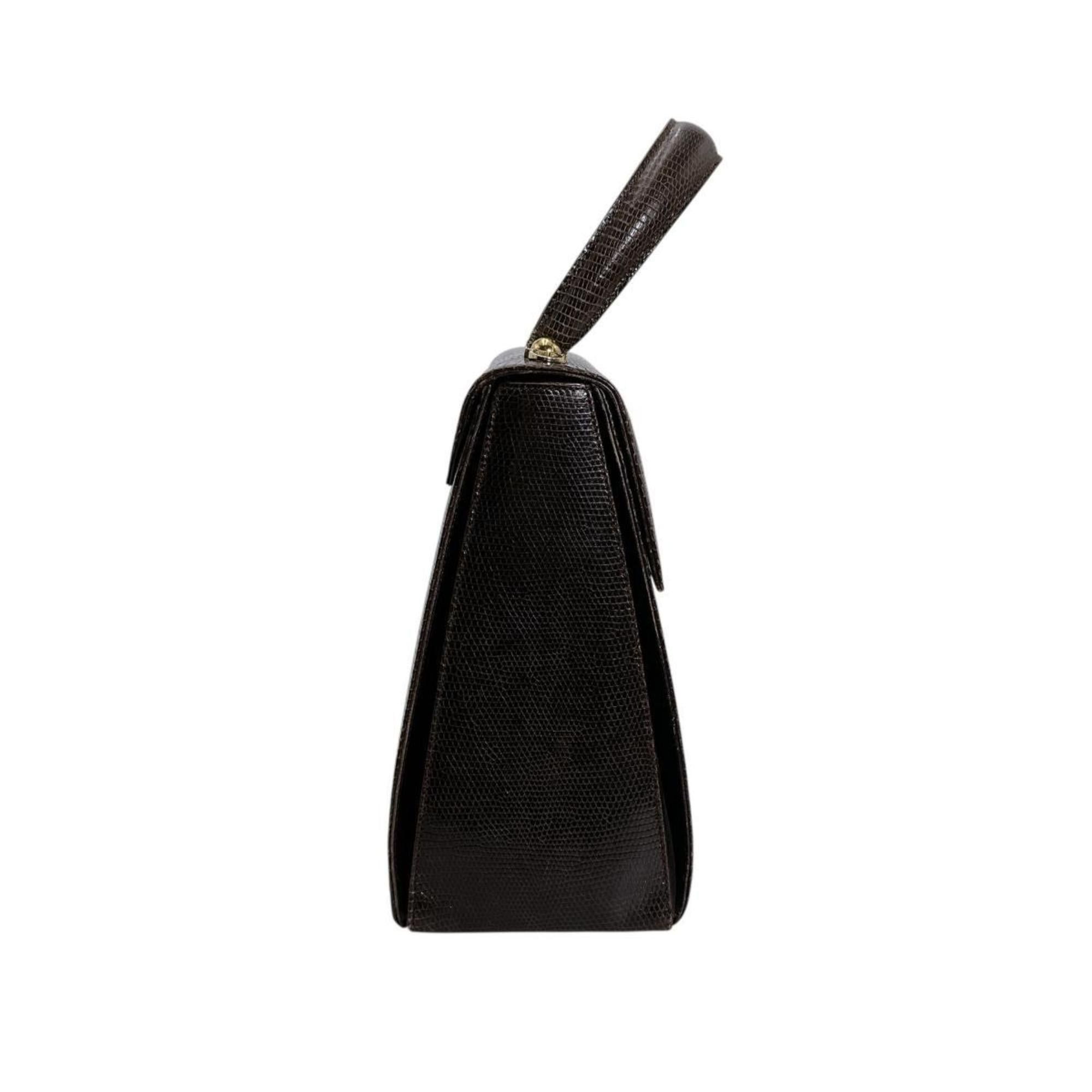 Salvatore Ferragamo Salvatore Ferragamo handbag in brown Gancini embossed leather Size ONE SIZE - 3 Thumbnail