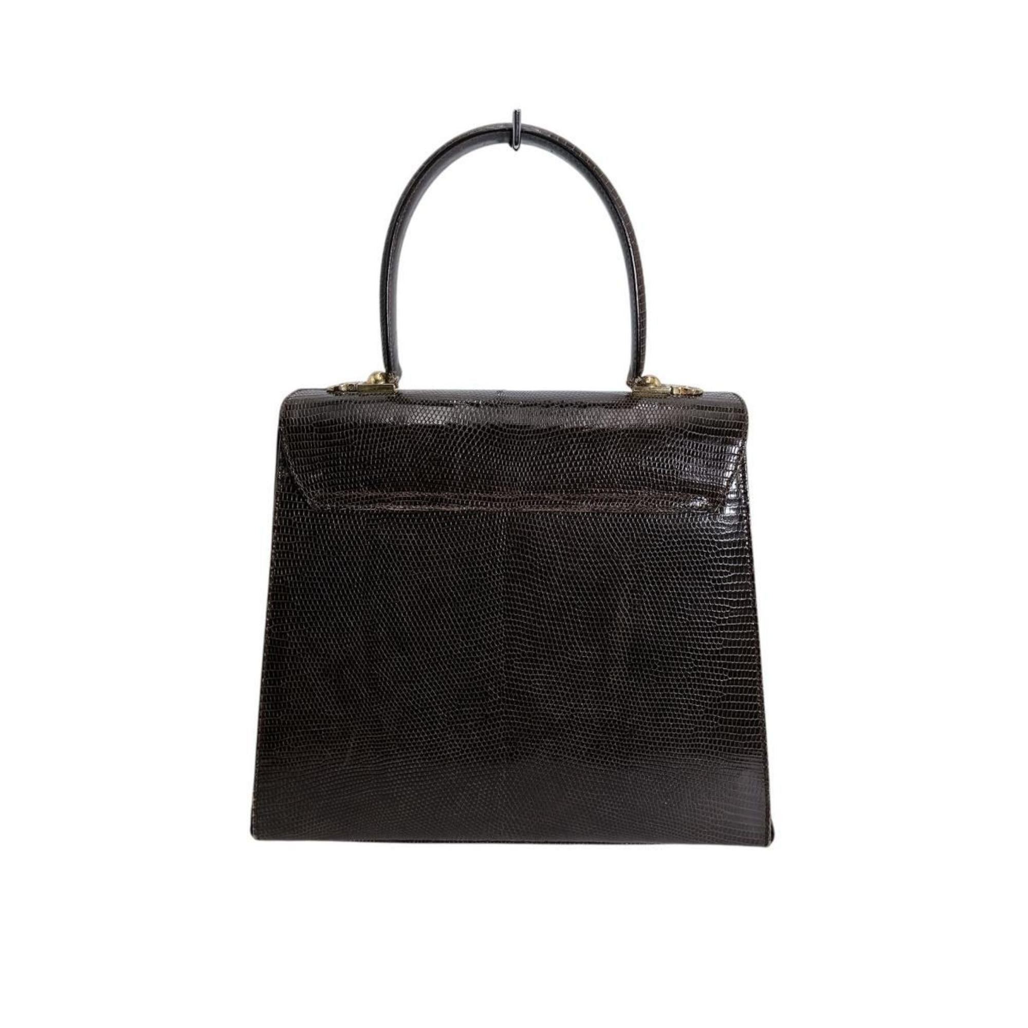 Salvatore Ferragamo Salvatore Ferragamo handbag in brown Gancini embossed leather Size ONE SIZE - 2 Thumbnail