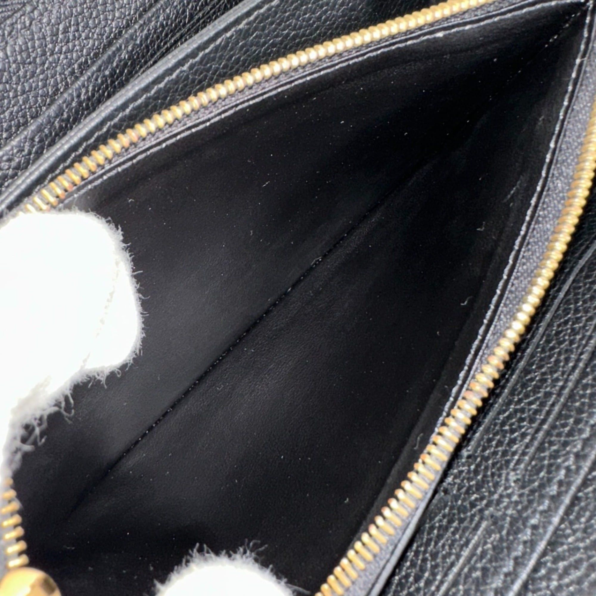 Louis Vuitton Louis Vuitton Zippy Wallet Monogram Empreinte M80481 Black/Beige Size ONE SIZE - 15 Thumbnail