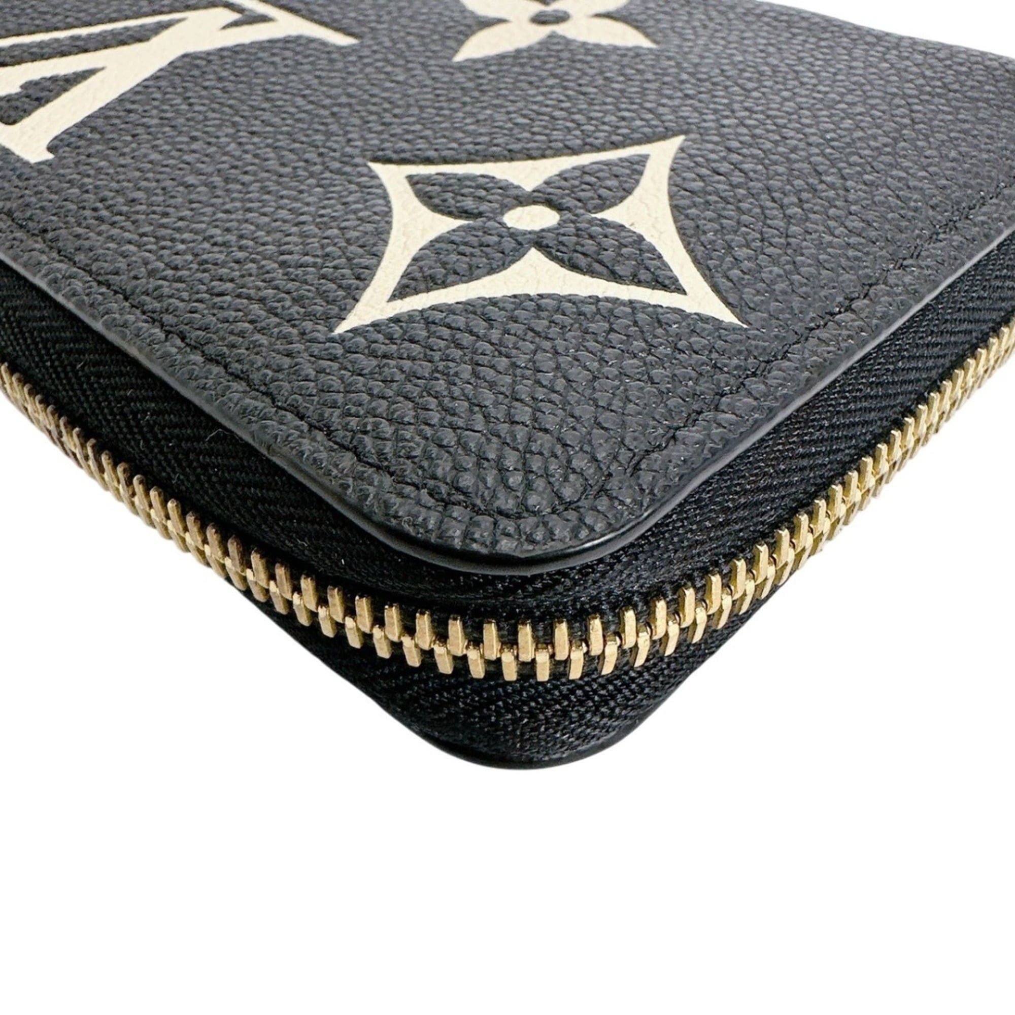 Louis Vuitton Louis Vuitton Zippy Wallet Monogram Empreinte M80481 Black/Beige Size ONE SIZE - 6 Thumbnail