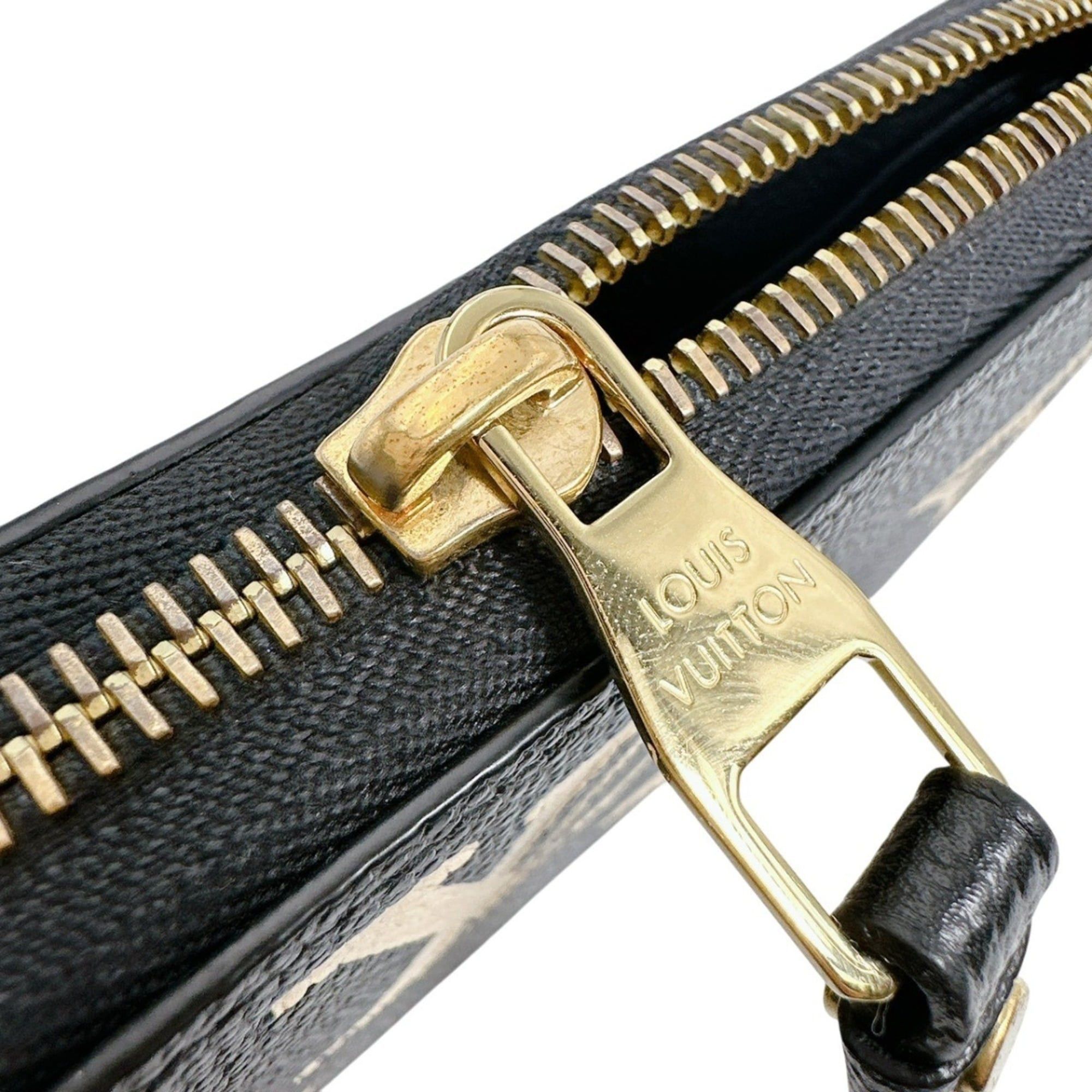Louis Vuitton Louis Vuitton Zippy Wallet Monogram Empreinte M80481 Black/Beige Size ONE SIZE - 11 Thumbnail