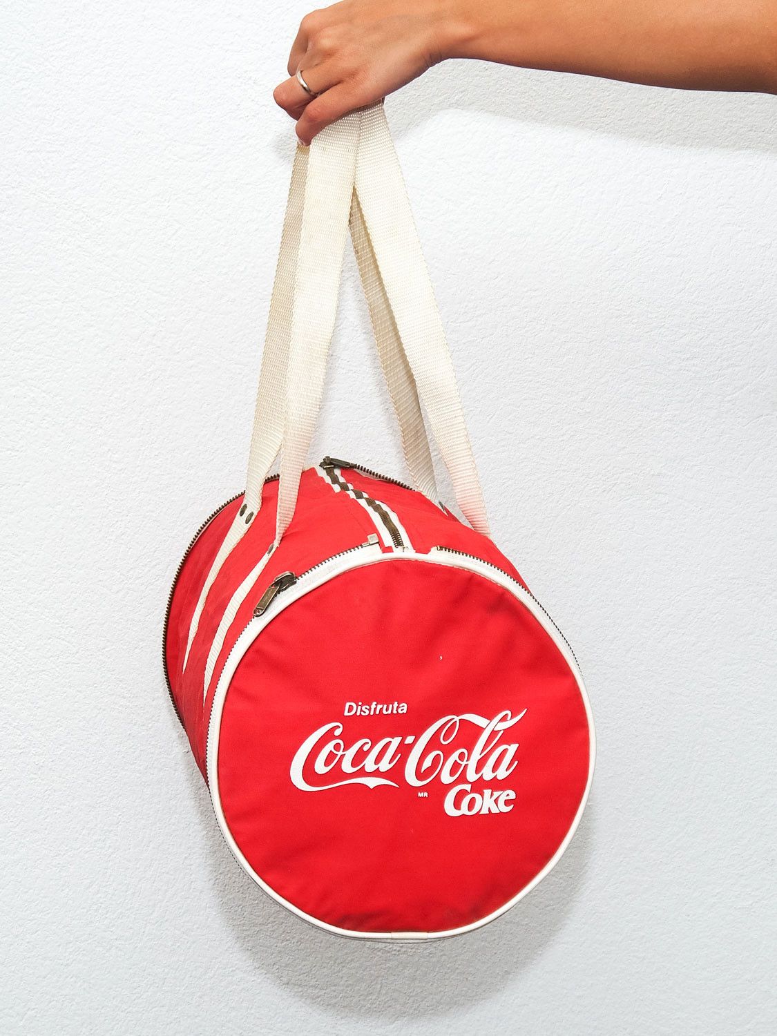 古着 90s USA製 Coca-Cola コーラ 企業 ロゴ プリント