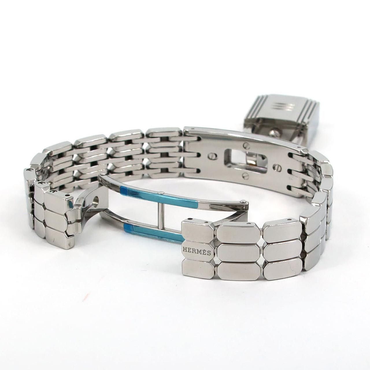 Hermes Hermes Hermès Kelly Stainless Steel Metal Quartz DUTY FREE for USA Size ONE SIZE - 7 Thumbnail