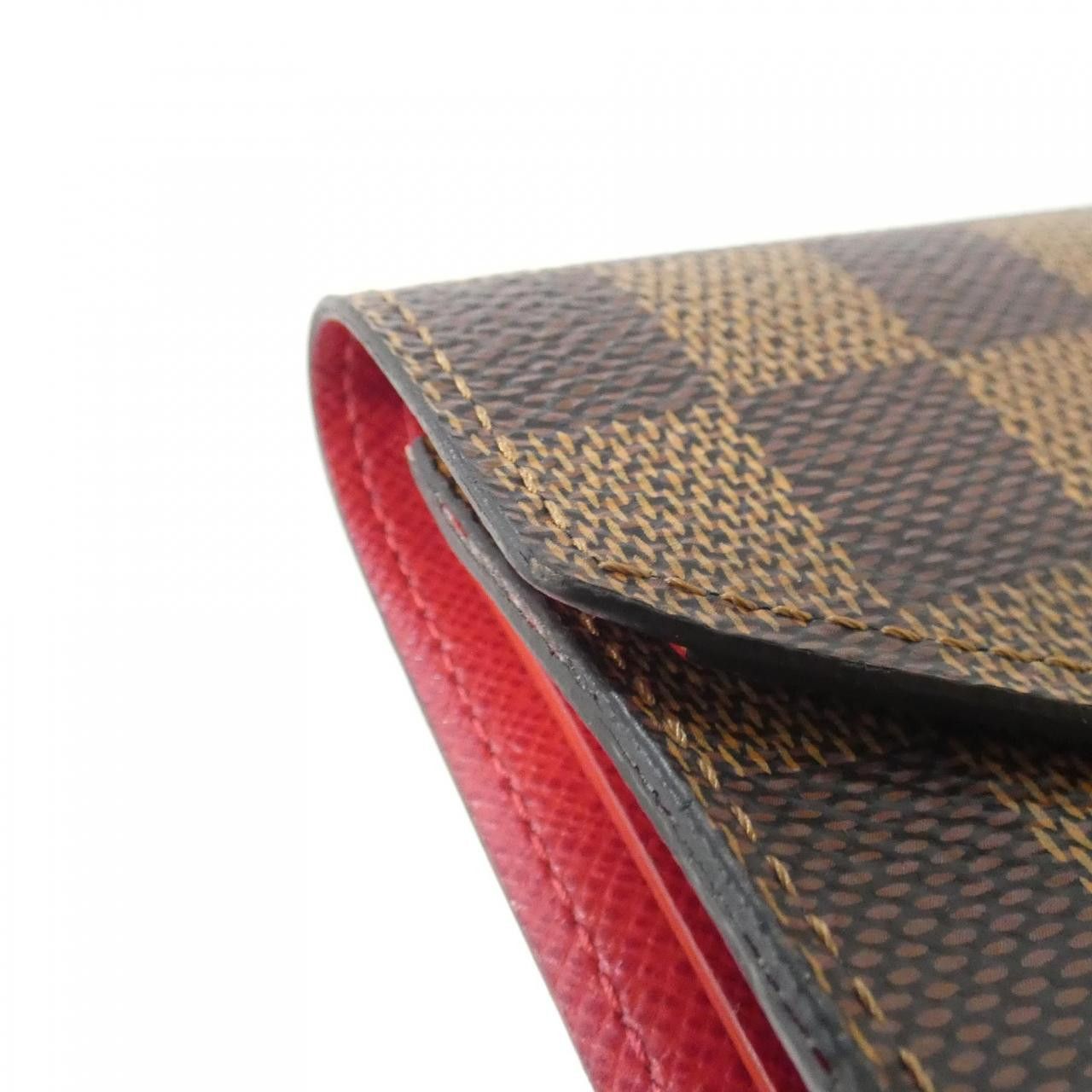Louis Vuitton Louis Vuitton Louis Vuitton Portefeuille Victorine Damier Wallet Textile Short Wallet N41659 DUTY FREE for USA Size ONE SIZE - 3 Thumbnail
