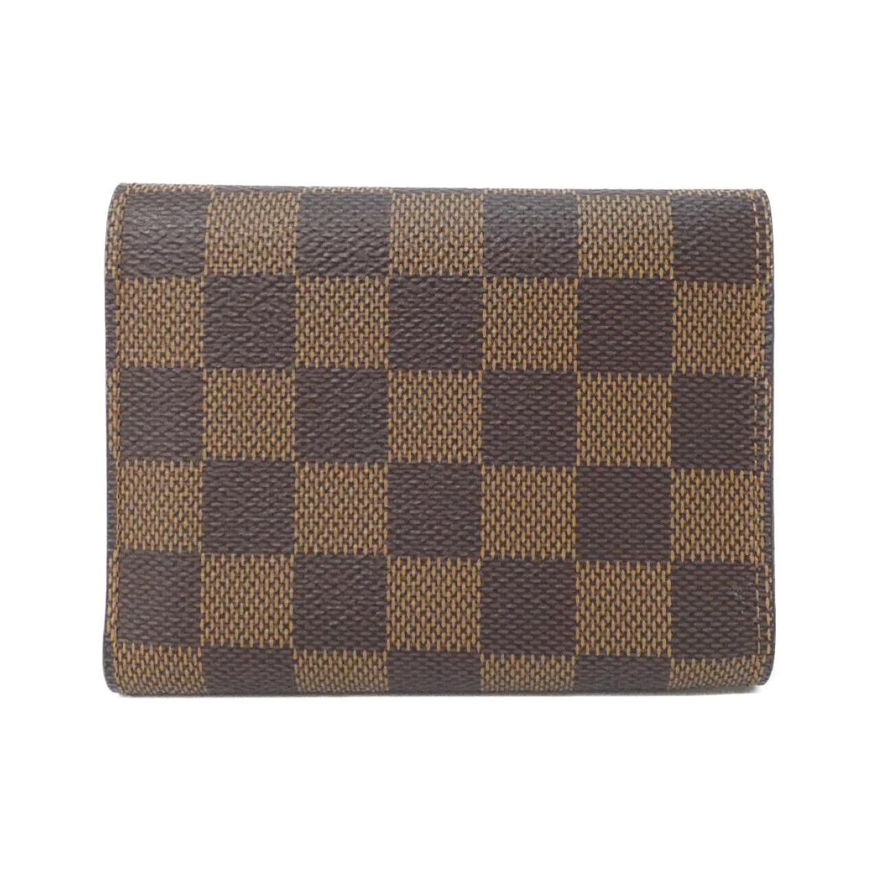 Louis Vuitton Louis Vuitton Louis Vuitton Portefeuille Victorine Damier Wallet Textile Short Wallet N41659 DUTY FREE for USA Size ONE SIZE - 2 Thumbnail