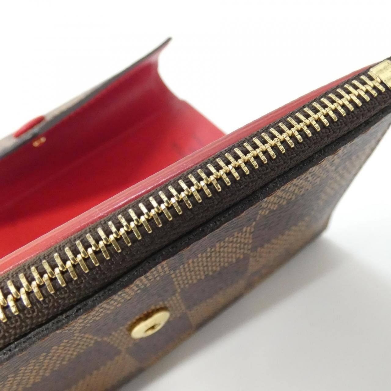 Louis Vuitton Louis Vuitton Louis Vuitton Portefeuille Victorine Damier Wallet Textile Short Wallet N41659 DUTY FREE for USA Size ONE SIZE - 8 Thumbnail