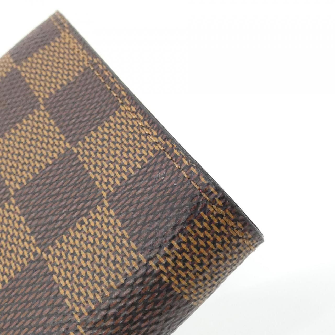 Louis Vuitton Louis Vuitton Louis Vuitton Portefeuille Victorine Damier Wallet Textile Short Wallet N41659 DUTY FREE for USA Size ONE SIZE - 4 Thumbnail