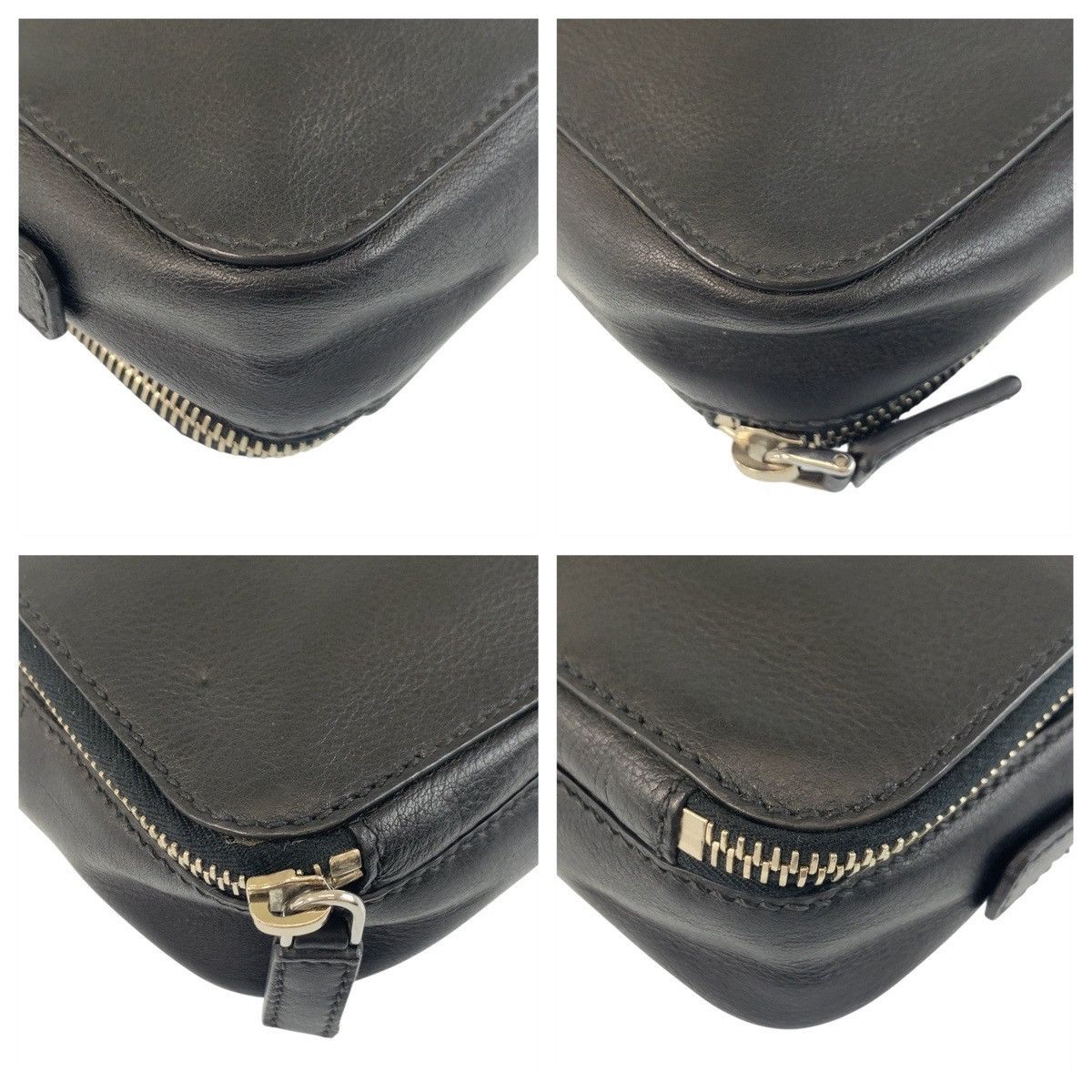 Prada Prada Prada Triangle Logo Leather Clutch Bag Leather Clutch Bag DUTY FREE for USA Size ONE SIZE - 3 Thumbnail